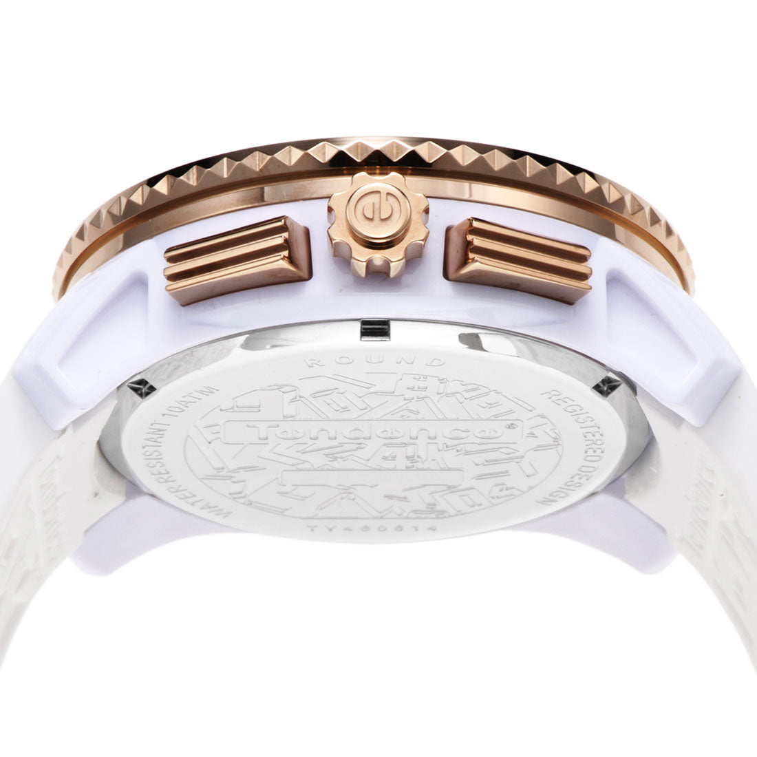 テンデンス TENDENCE ガリバーレインボー ユニセックス 時計 TY460614 クォーツ ホワイト シリコン