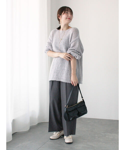 テチチ テラス Te chichi TERRASSE モヘヤライクシアーラメニット