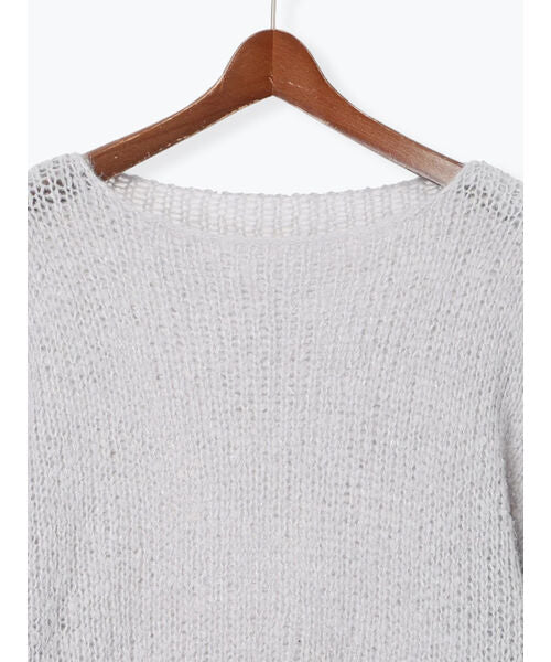 テチチ テラス Te chichi TERRASSE モヘヤライクシアーラメニット