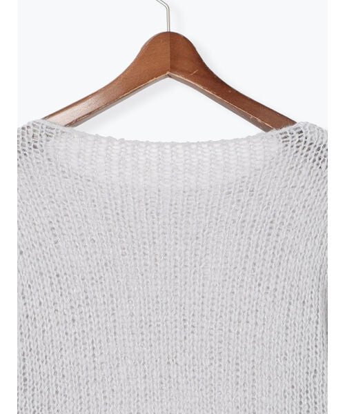 テチチ テラス Te chichi TERRASSE モヘヤライクシアーラメニット