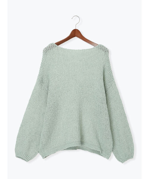 テチチ テラス Te chichi TERRASSE モヘヤライクシアーラメニット