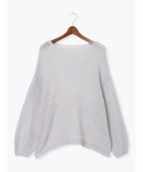 テチチ テラス Te chichi TERRASSE モヘヤライクシアーラメニット