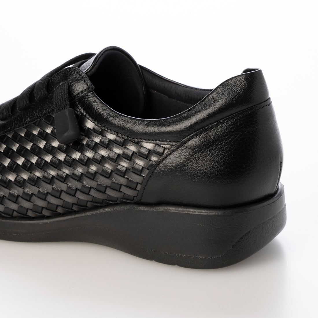 タカイサンノクツ 高井さんの靴 牛革5E甲ゴムメッシュコンフォート (ブラック) ブラック