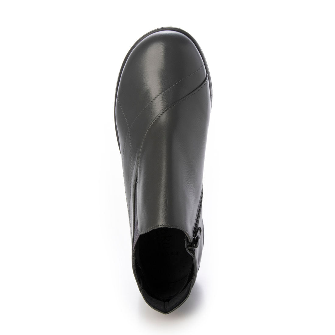 タビラク たびらく 牛革5E軽量サイドステッチブーツ (グレー) グレー