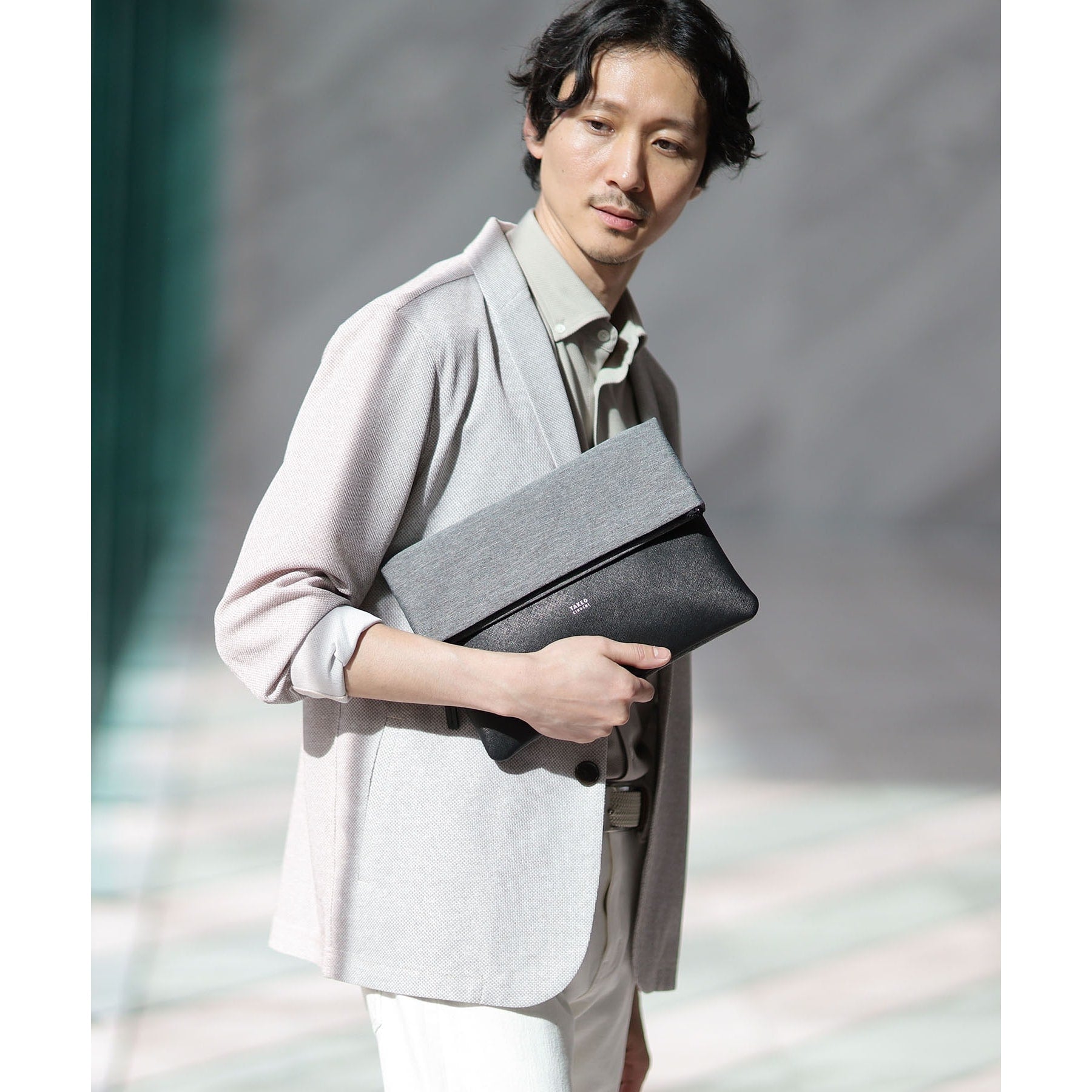 タケオキクチ TAKEO KIKUCHI 【2WAY】ショルダー クラッチバッグ (ブラウン(044)) ブラウン(044)