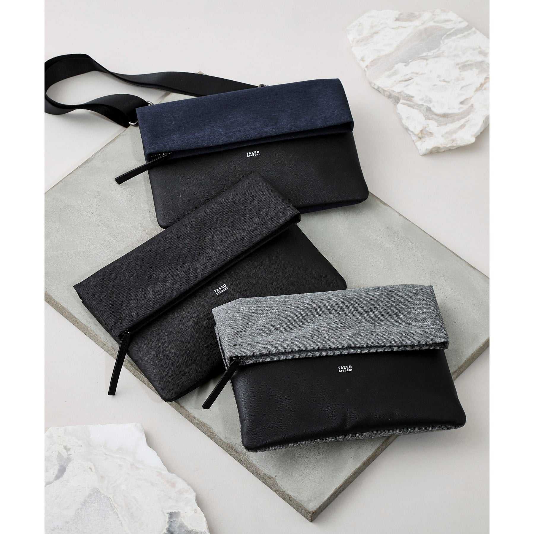 タケオキクチ TAKEO KIKUCHI 【2WAY】ショルダー クラッチバッグ (ブラウン(044)) ブラウン(044)