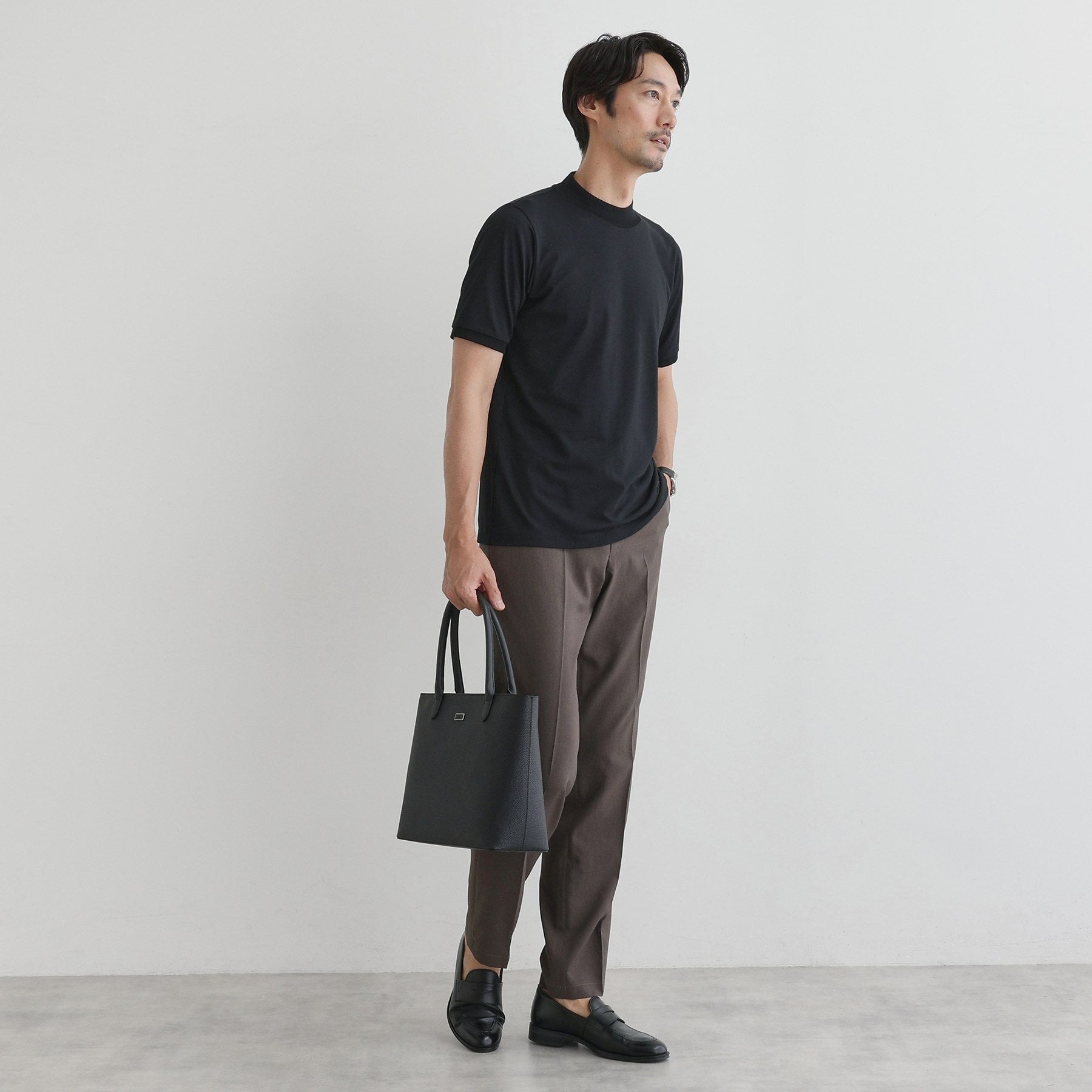 タケオキクチ TAKEO KIKUCHI マイクロファイバートートS (ブラウン(044)) ブラウン(044)