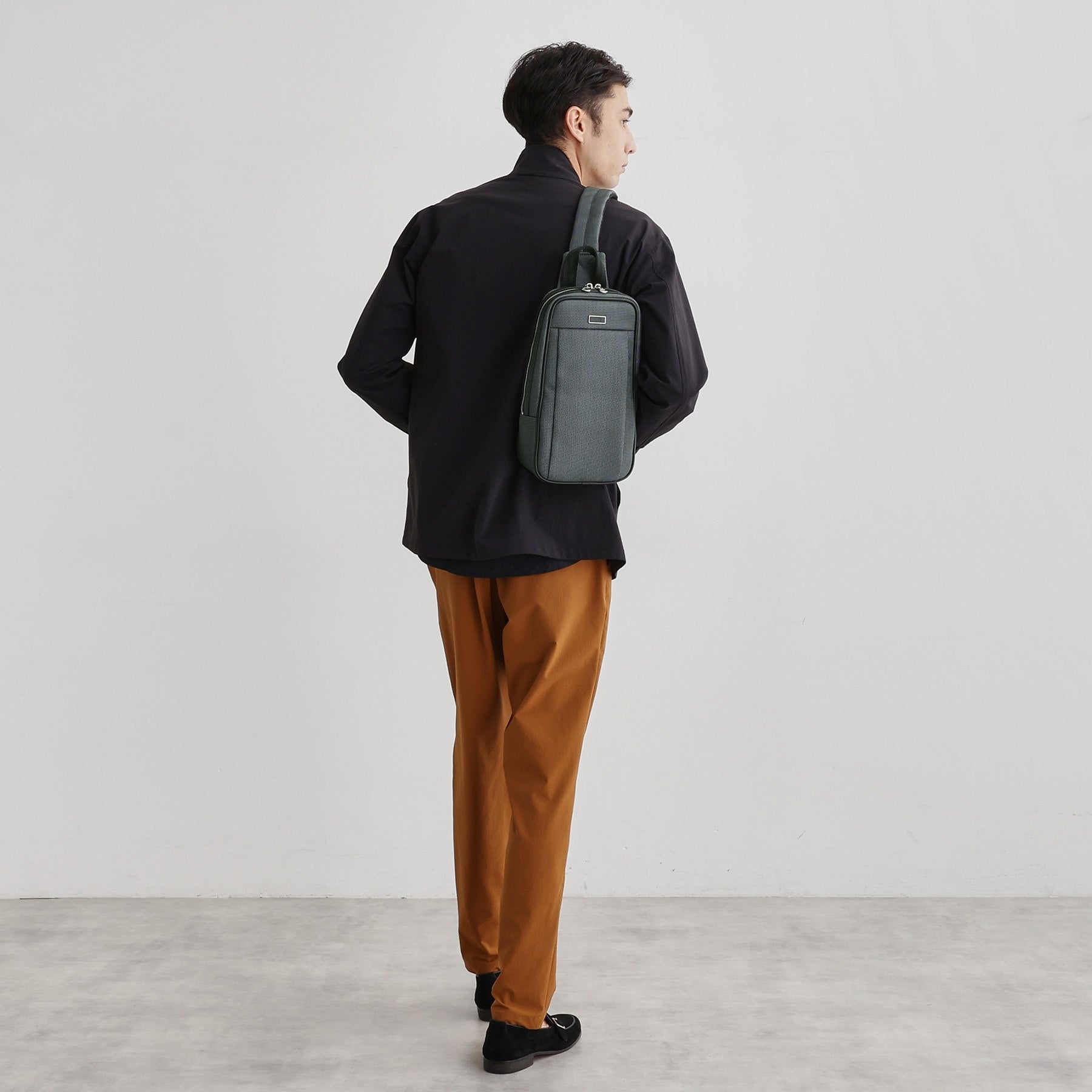 タケオキクチ TAKEO KIKUCHI メランジピンヘッドワンショルダー (チャコールグレー(014)) チャコールグレー(014)