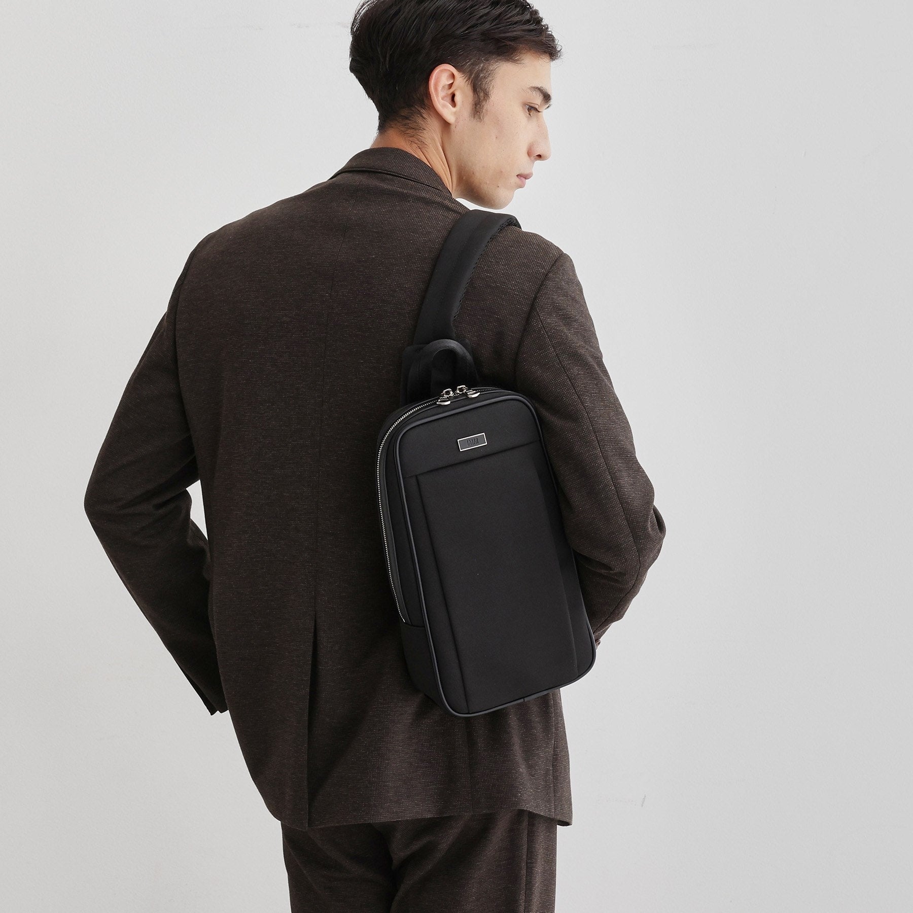 タケオキクチ TAKEO KIKUCHI メランジピンヘッドワンショルダー (チャコールグレー(014)) チャコールグレー(014)