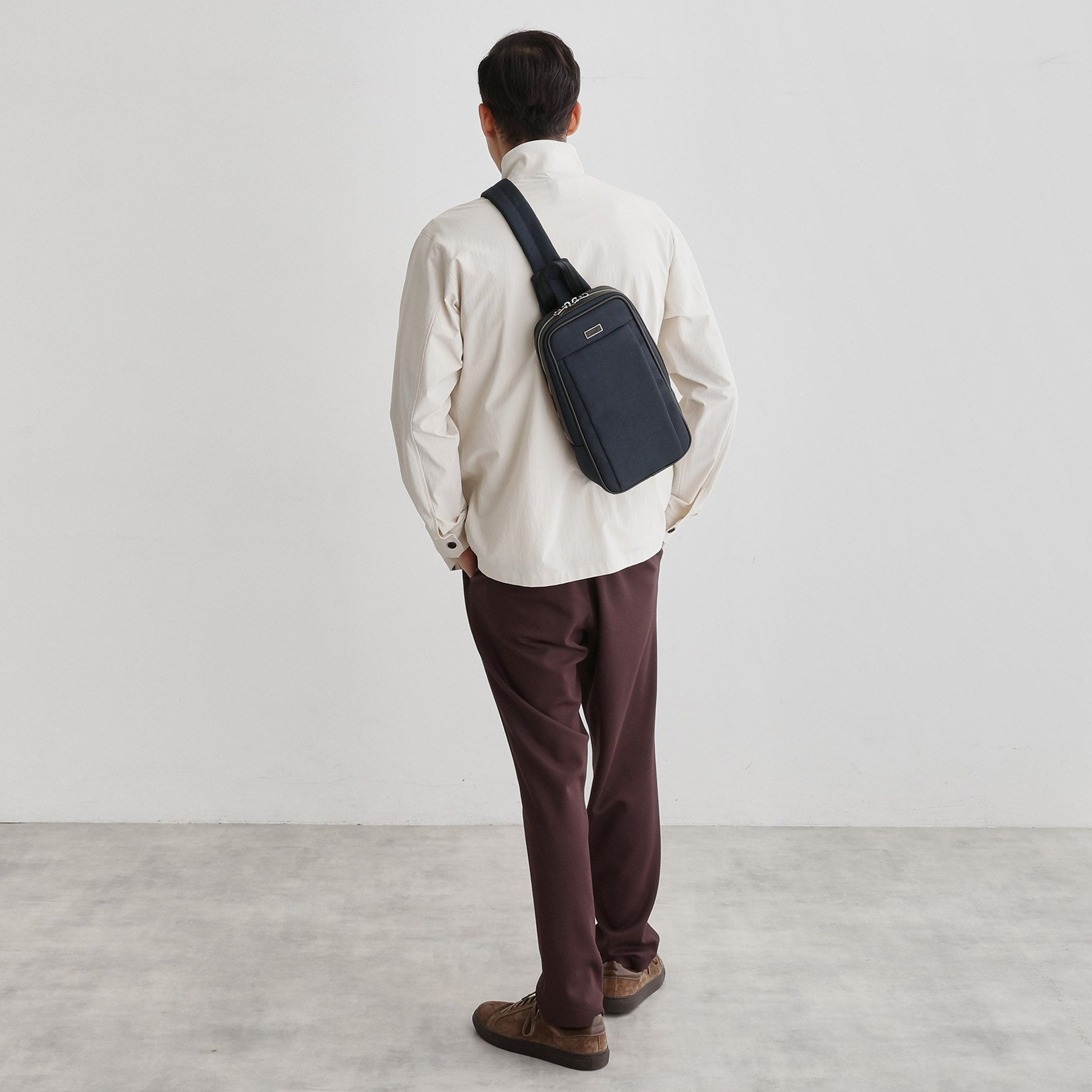 タケオキクチ TAKEO KIKUCHI メランジピンヘッドワンショルダー (チャコールグレー(014)) チャコールグレー(014)