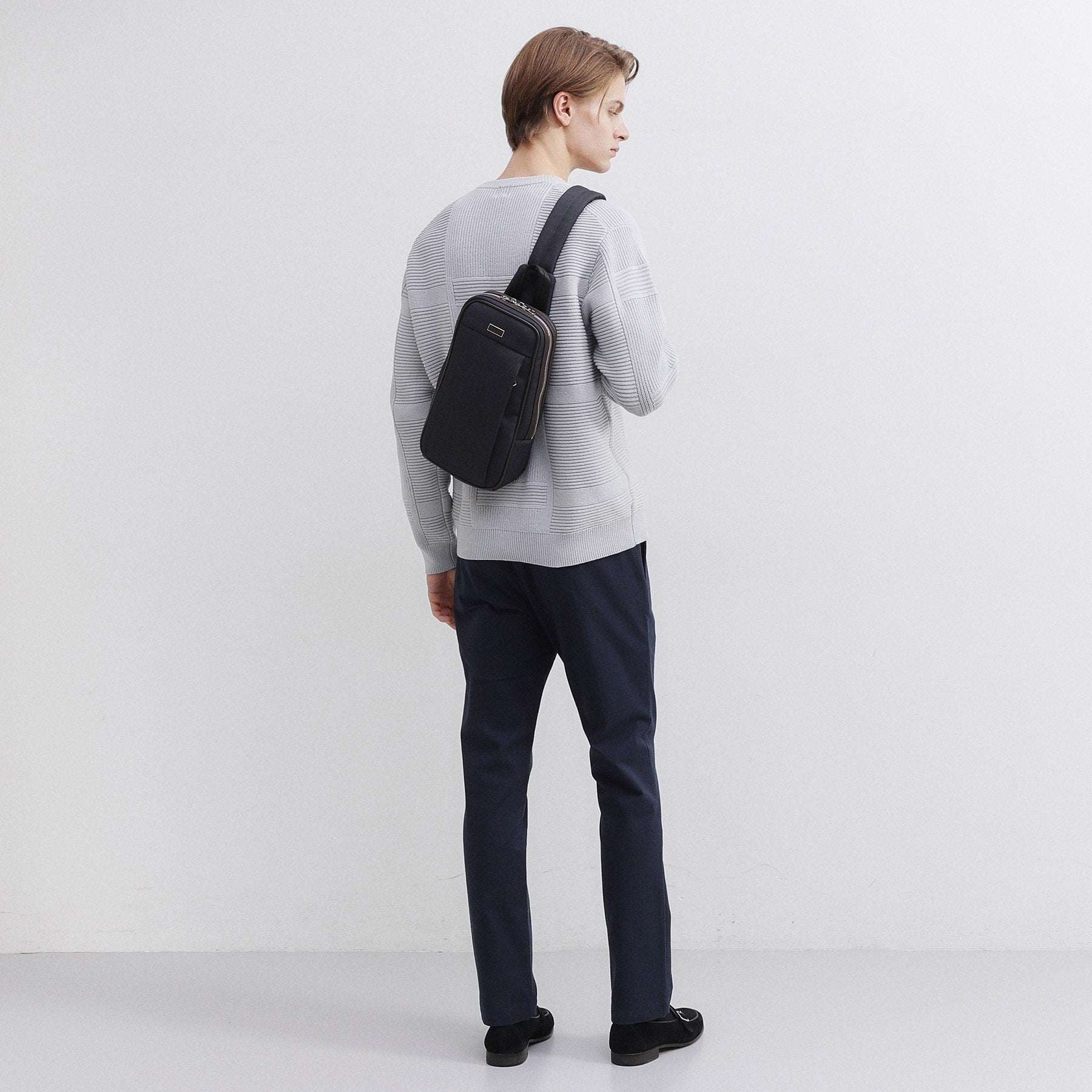 タケオキクチ TAKEO KIKUCHI メランジピンヘッドワンショルダー (チャコールグレー(014)) チャコールグレー(014)