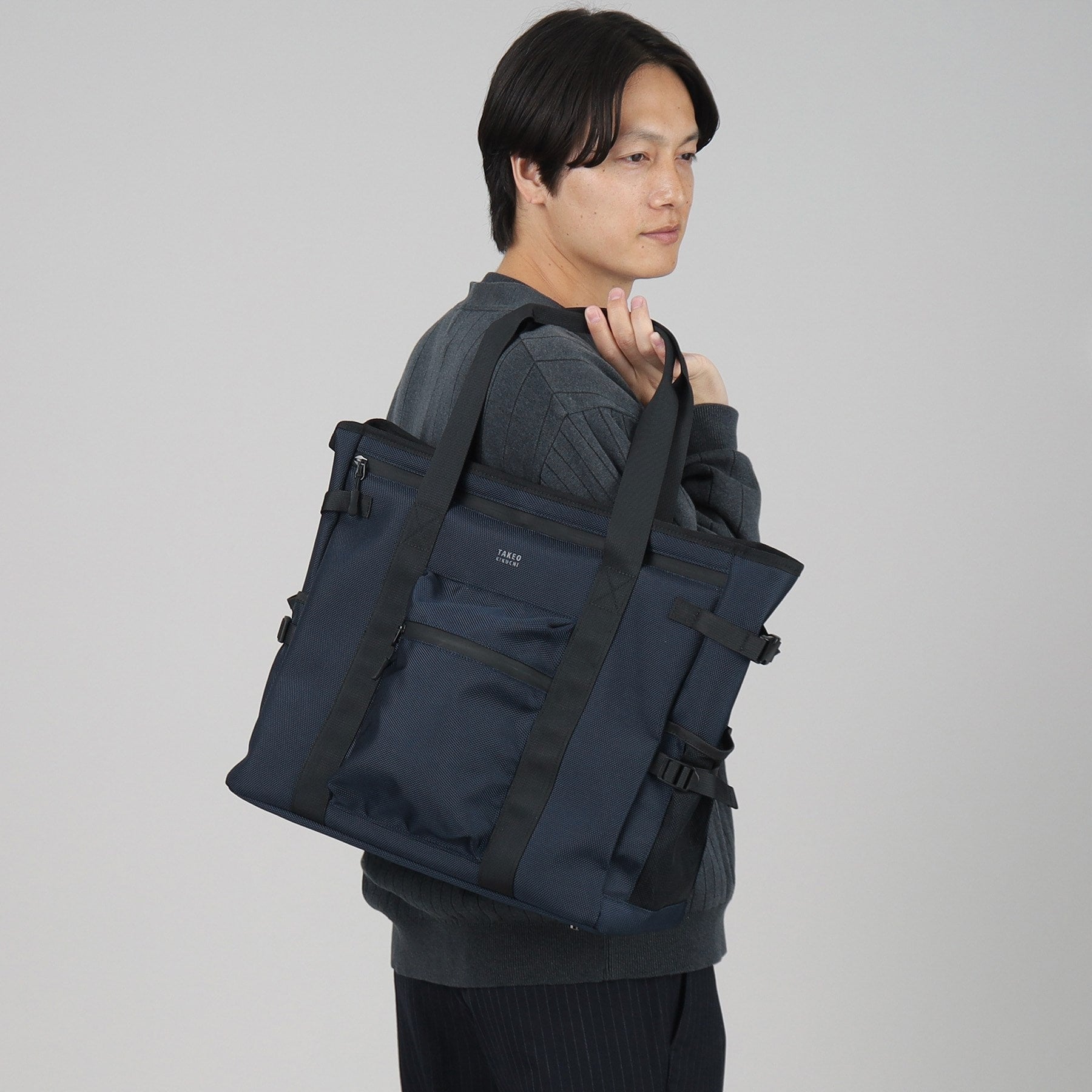 タケオキクチ TAKEO KIKUCHI ラージキャパシティー デイリートートバッグ