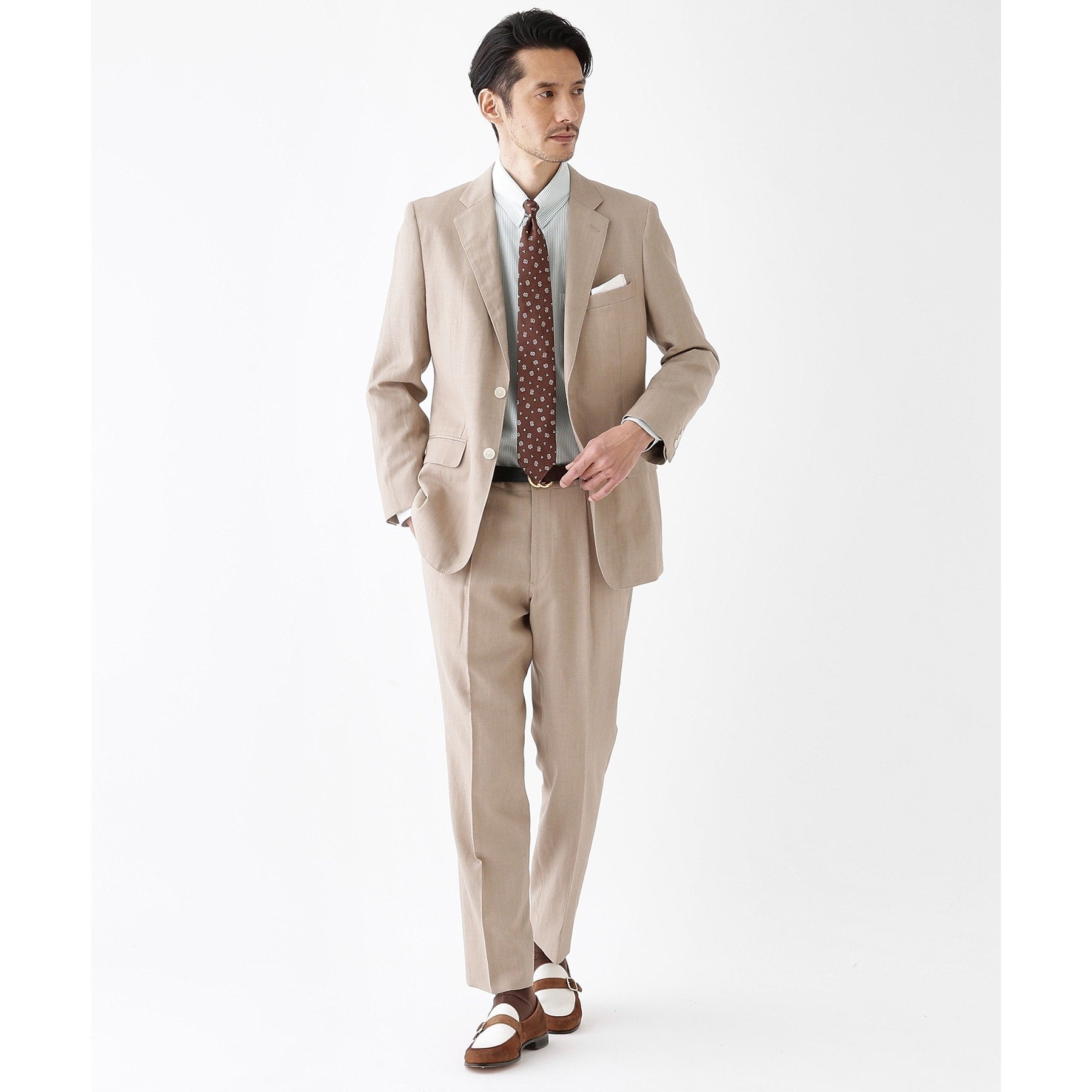 タケオキクチ TAKEO KIKUCHI ゴードスエードスリッポンローファー (キャメルブラウン(541)) キャメルブラウン(541)