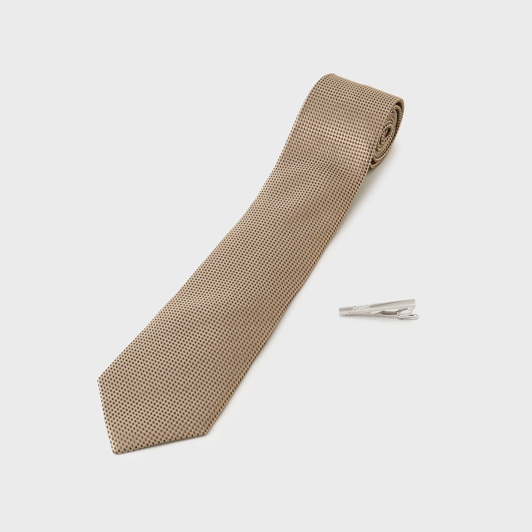 タケオキクチ TAKEO KIKUCHI 【アニマル柄】ネクタイ&タイバーBOXセット (ネイビー(094)) ネイビー(094)