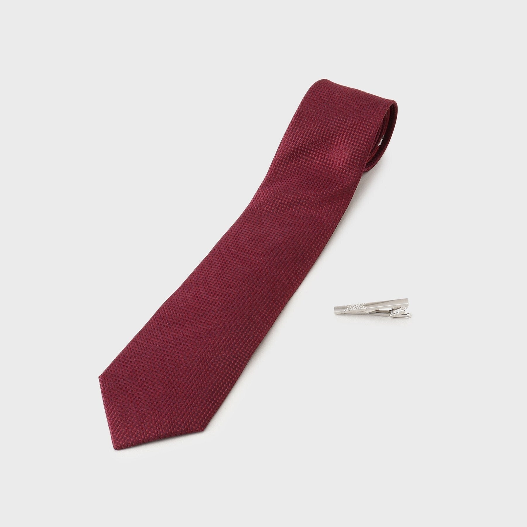 タケオキクチ TAKEO KIKUCHI 【アニマル柄】ネクタイ&タイバーBOXセット (ネイビー(094)) ネイビー(094)