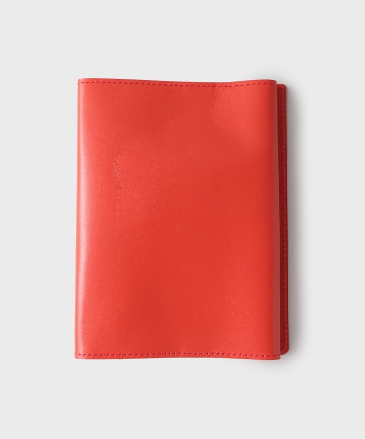 タケオキクチ TAKEO KIKUCHI レザーブックカバー (レッド(062)) レッド(062)