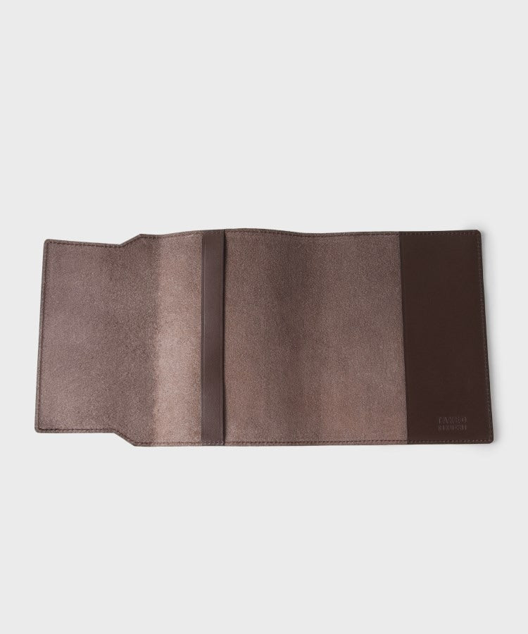 タケオキクチ TAKEO KIKUCHI レザーブックカバー (レッド(062)) レッド(062)