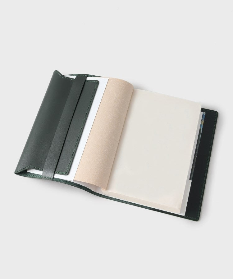 タケオキクチ TAKEO KIKUCHI レザーブックカバー (レッド(062)) レッド(062)