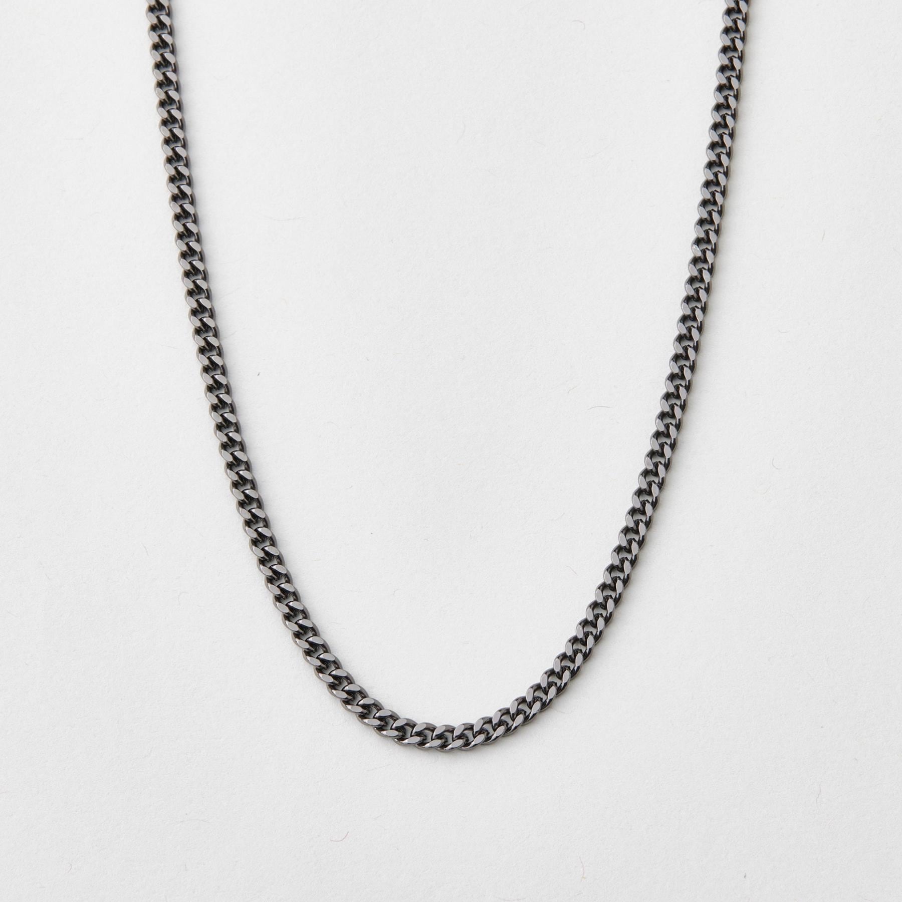 タケオキクチ TAKEO KIKUCHI MIDDLEボリュームネックレス (ブラックシルバー(009)) ブラックシルバー(009)