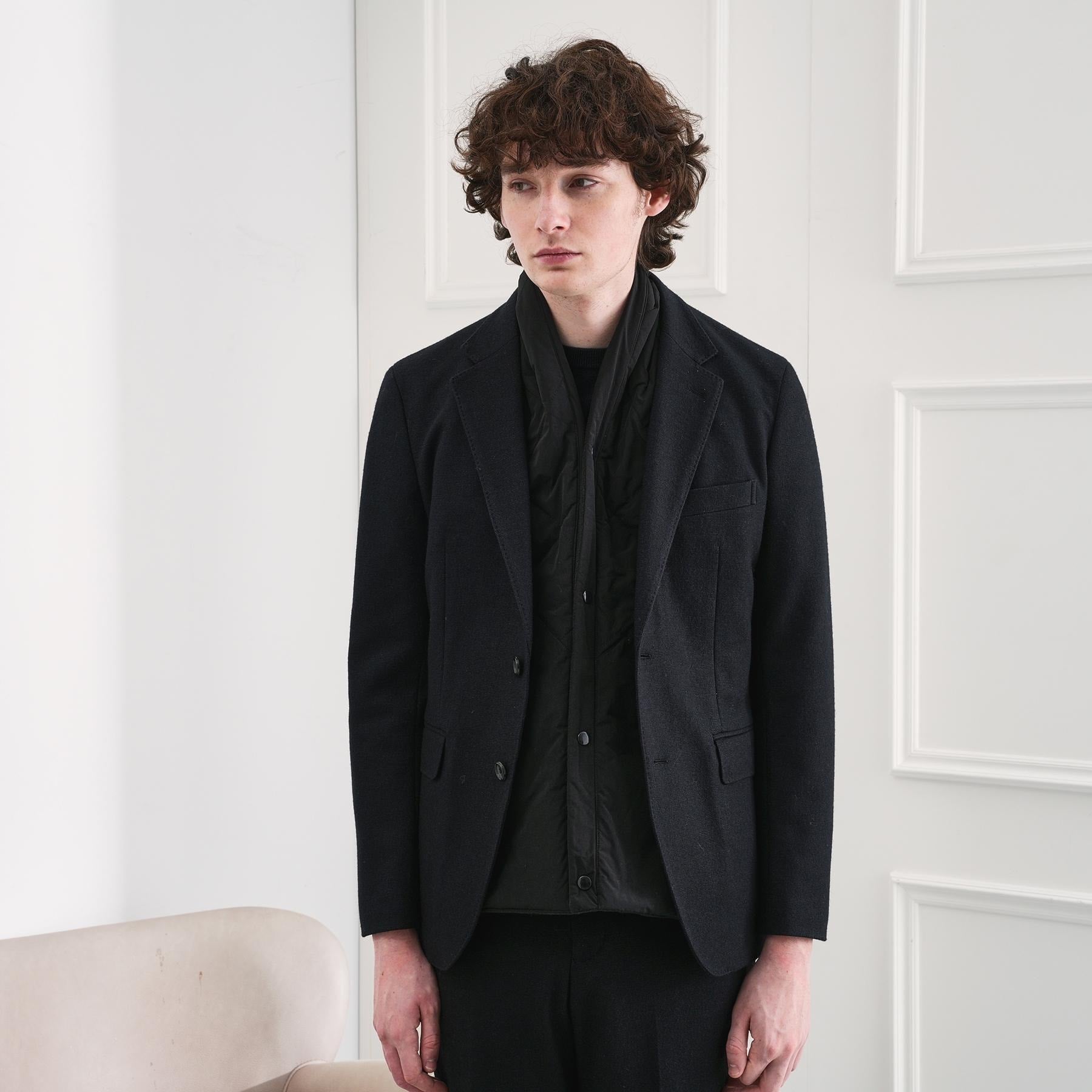 タケオキクチ TAKEO KIKUCHI 中綿マフラーベスト (キャメルブラウン(041)) キャメルブラウン(041)