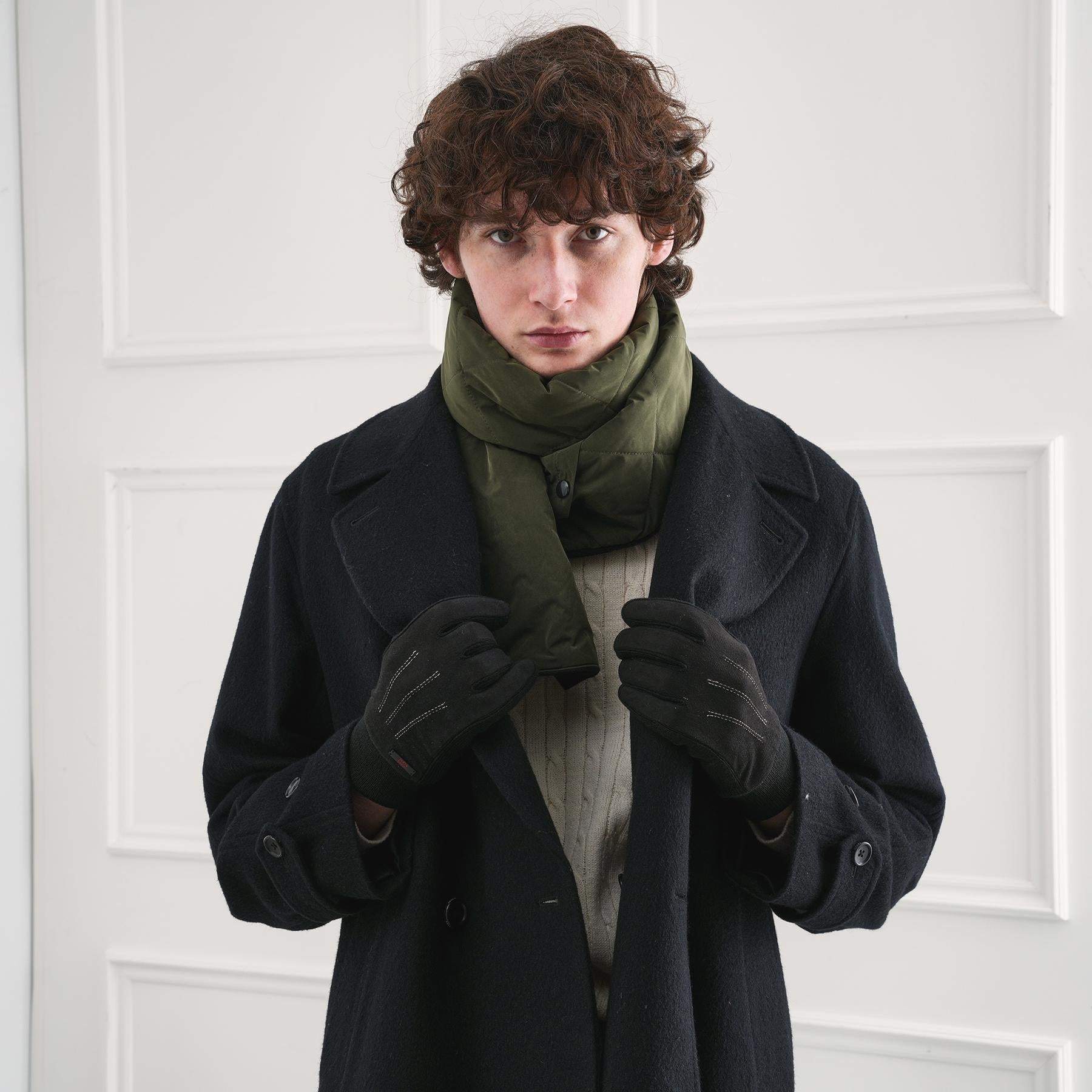 タケオキクチ TAKEO KIKUCHI 中綿マフラーベスト (キャメルブラウン(041)) キャメルブラウン(041)