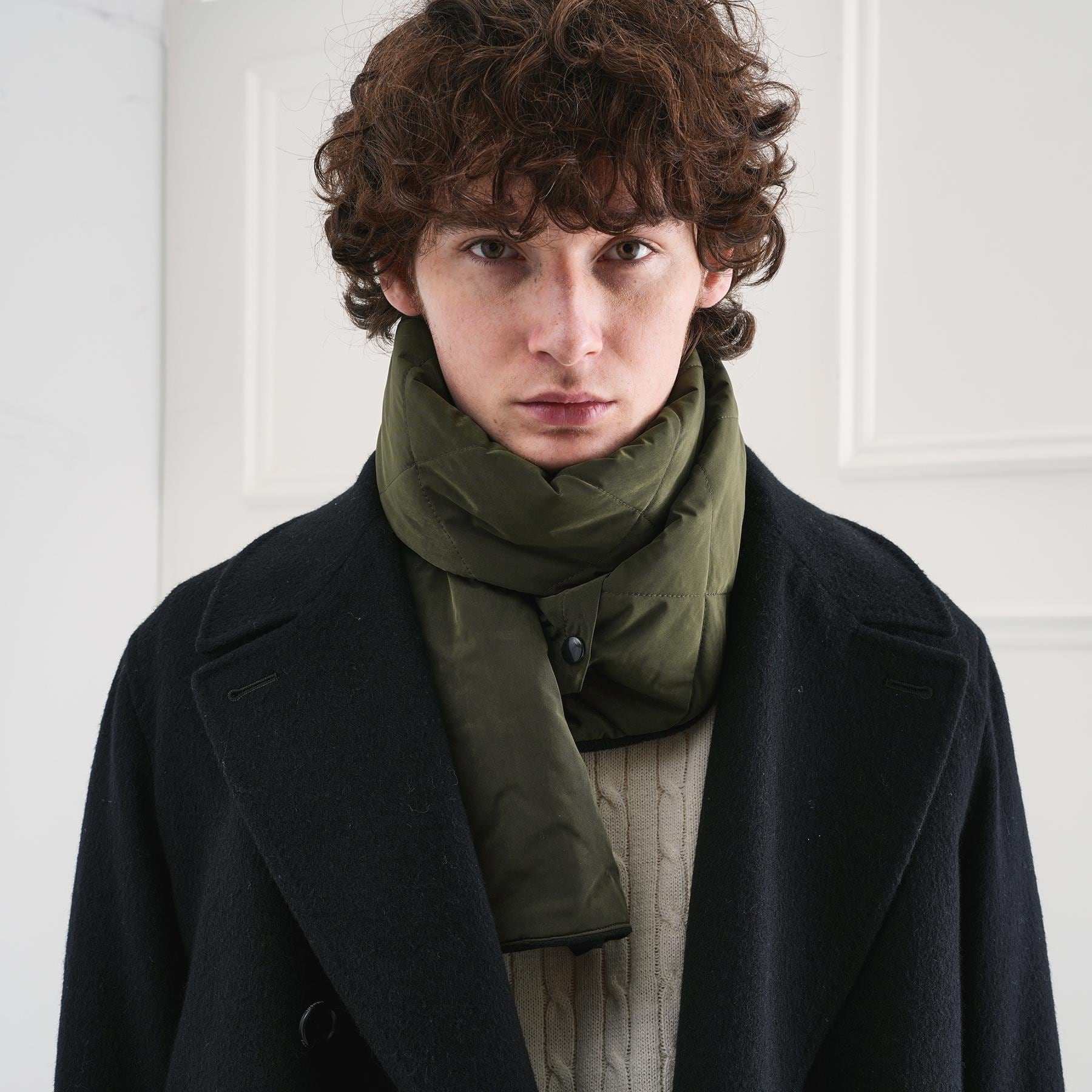 タケオキクチ TAKEO KIKUCHI 中綿マフラーベスト (キャメルブラウン(041)) キャメルブラウン(041)