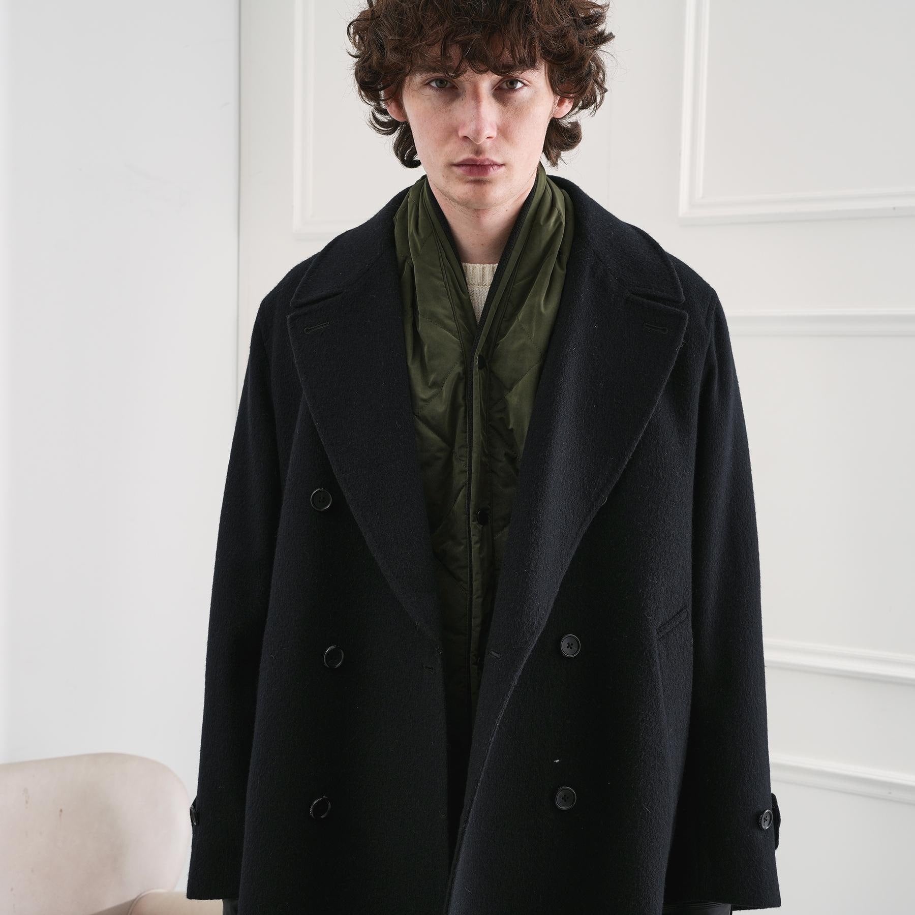 タケオキクチ TAKEO KIKUCHI 中綿マフラーベスト (キャメルブラウン(041)) キャメルブラウン(041)