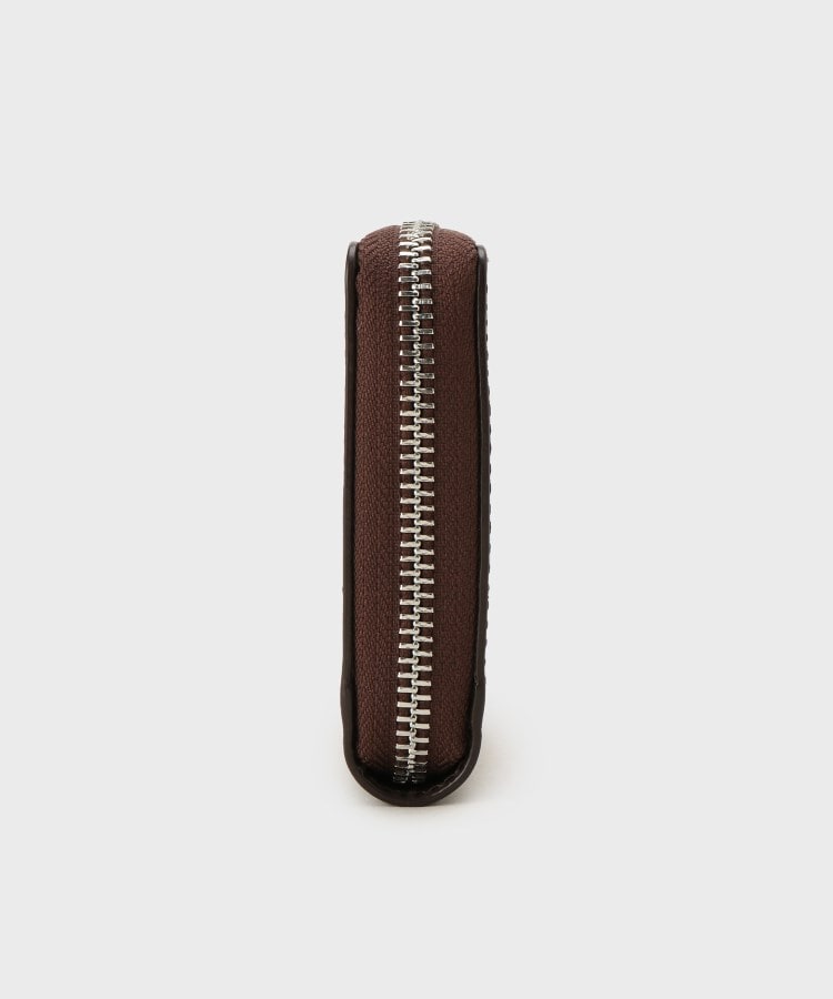 タケオキクチ TAKEO KIKUCHI 【リップルグレイン】3方ラウンドコンパクトスリム財布 (ブラウン(043)) ブラウン(043)