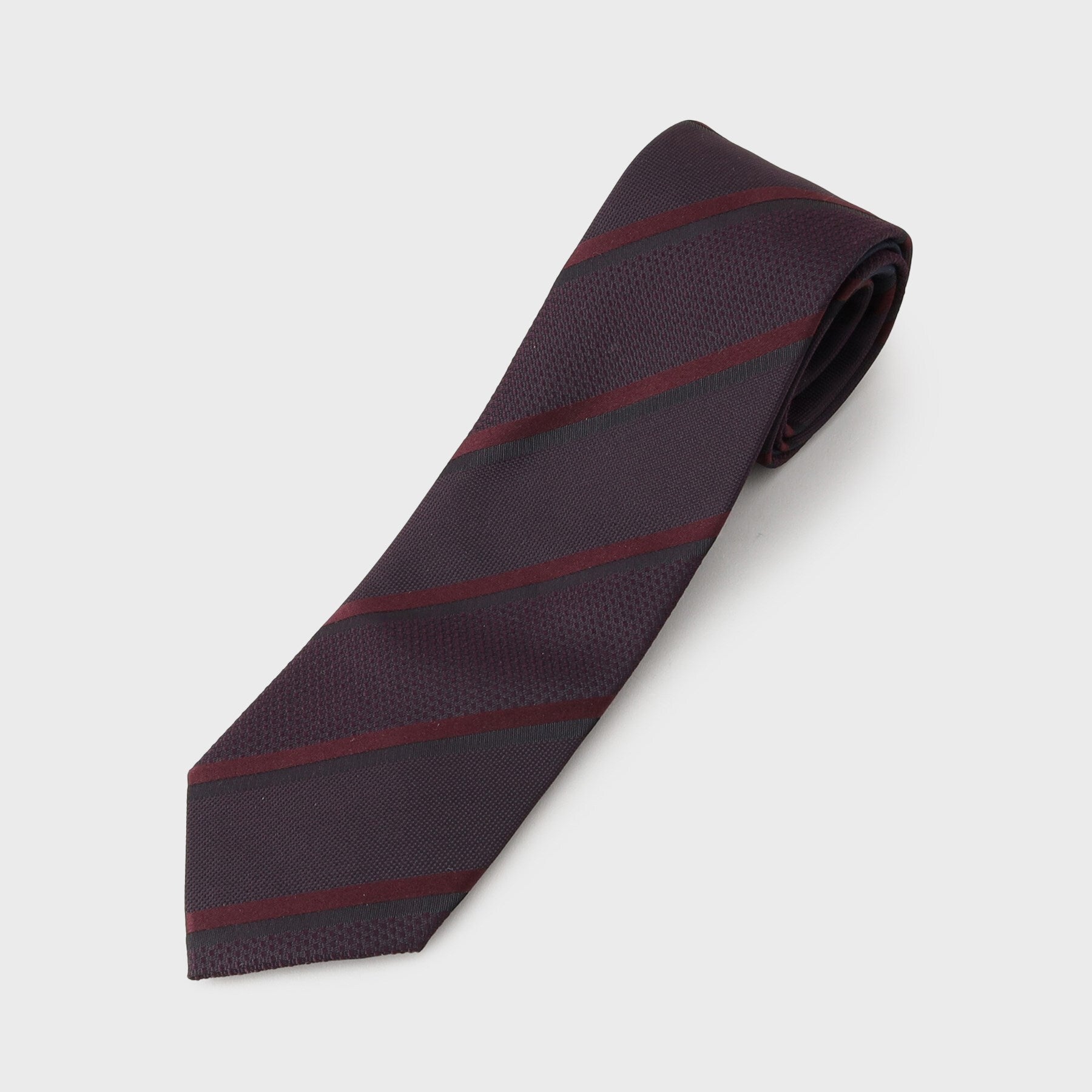 タケオキクチ TAKEO KIKUCHI 【BOXセット】クラシックシャドーストライプ ネクタイ&タイバー (ネイビー(094)) ネイビー(094)