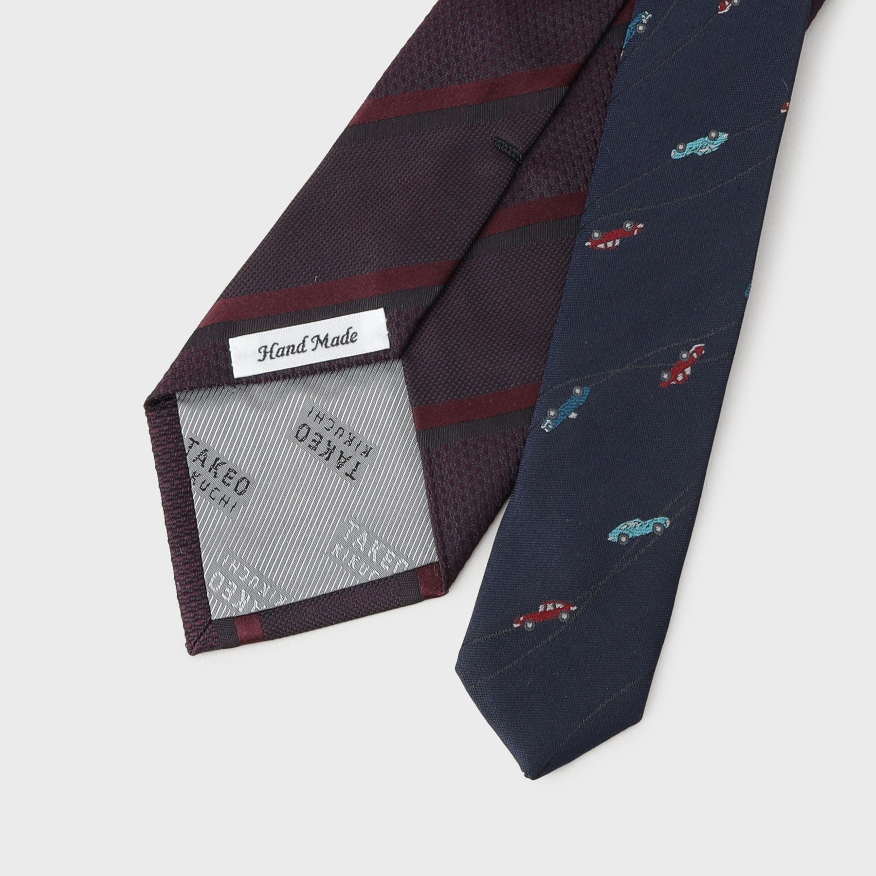 タケオキクチ TAKEO KIKUCHI 【BOXセット】クラシックシャドーストライプ ネクタイ&タイバー (ネイビー(094)) ネイビー(094)