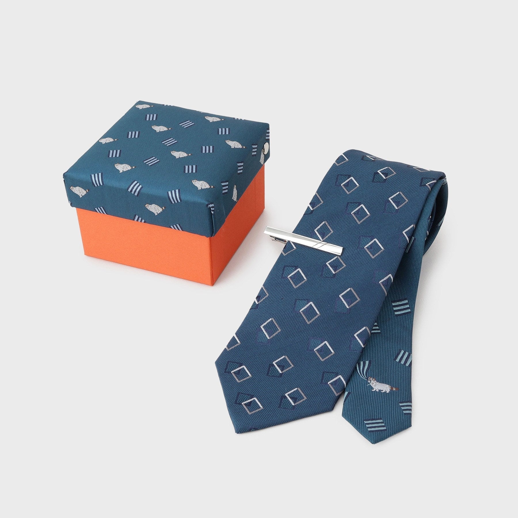 タケオキクチ TAKEO KIKUCHI 猫チェンジタイ タイバーBOX (グリーン(522)) グリーン(522)