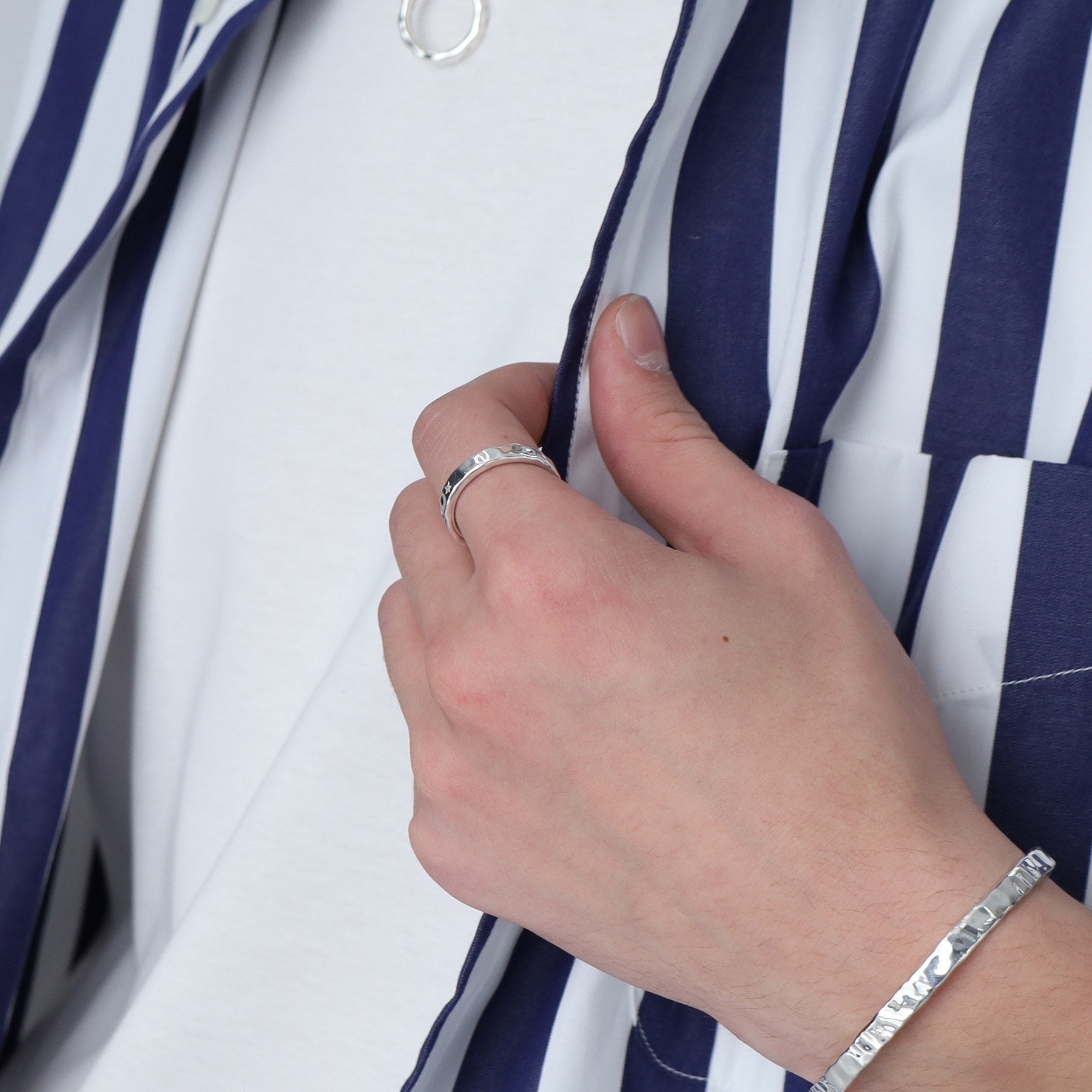 タケオキクチ TAKEO KIKUCHI テクスチャーシルバーリング (シルバー(006)) シルバー(006)