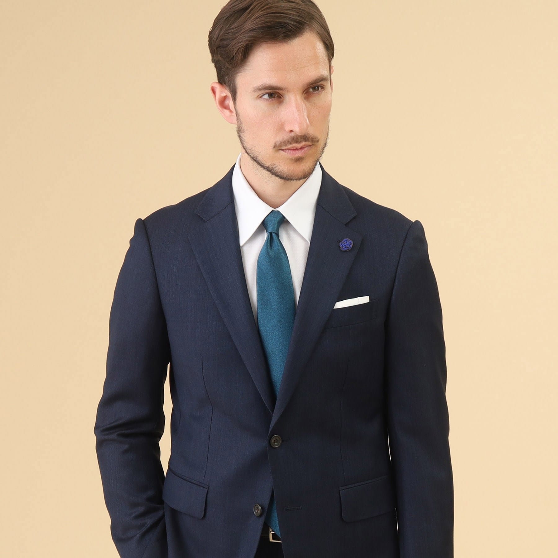 タケオキクチ TAKEO KIKUCHI 【職人の極み】 サテンモガ メランジネクタイ (ネイビー(093)) ネイビー(093)