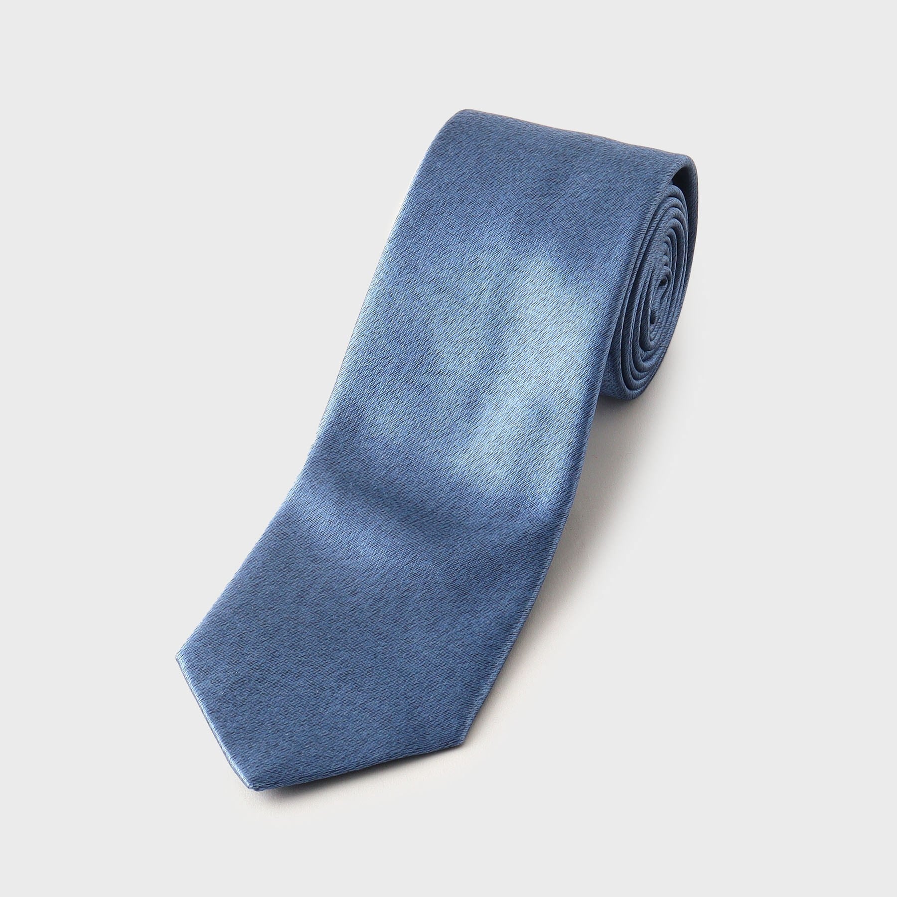 タケオキクチ TAKEO KIKUCHI 【職人の極み】 サテンモガ メランジネクタイ (ブルー(092)) ブルー(092)