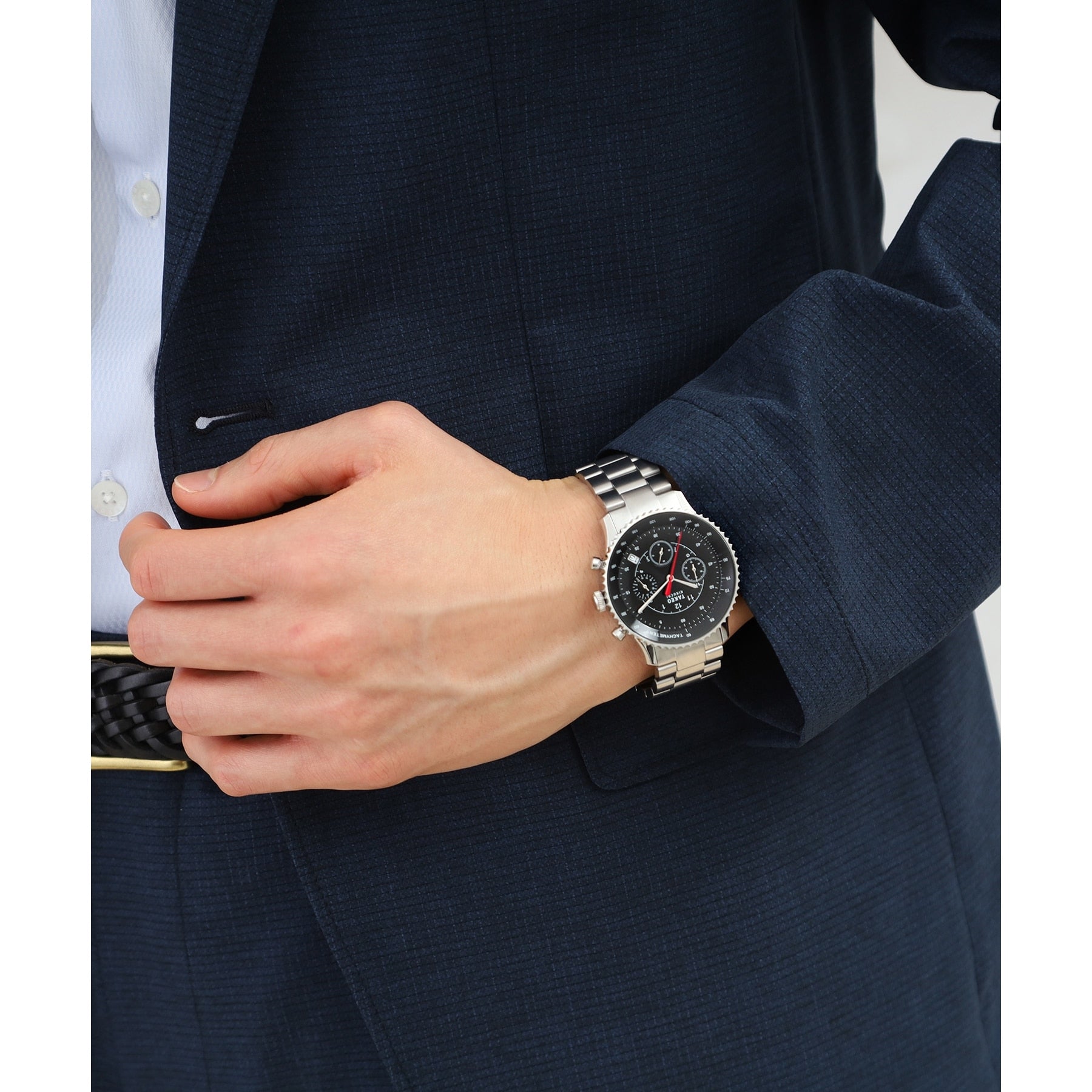 タケオキクチ TAKEO KIKUCHI クロノグラフ (ホワイト(101)) ホワイト(101)