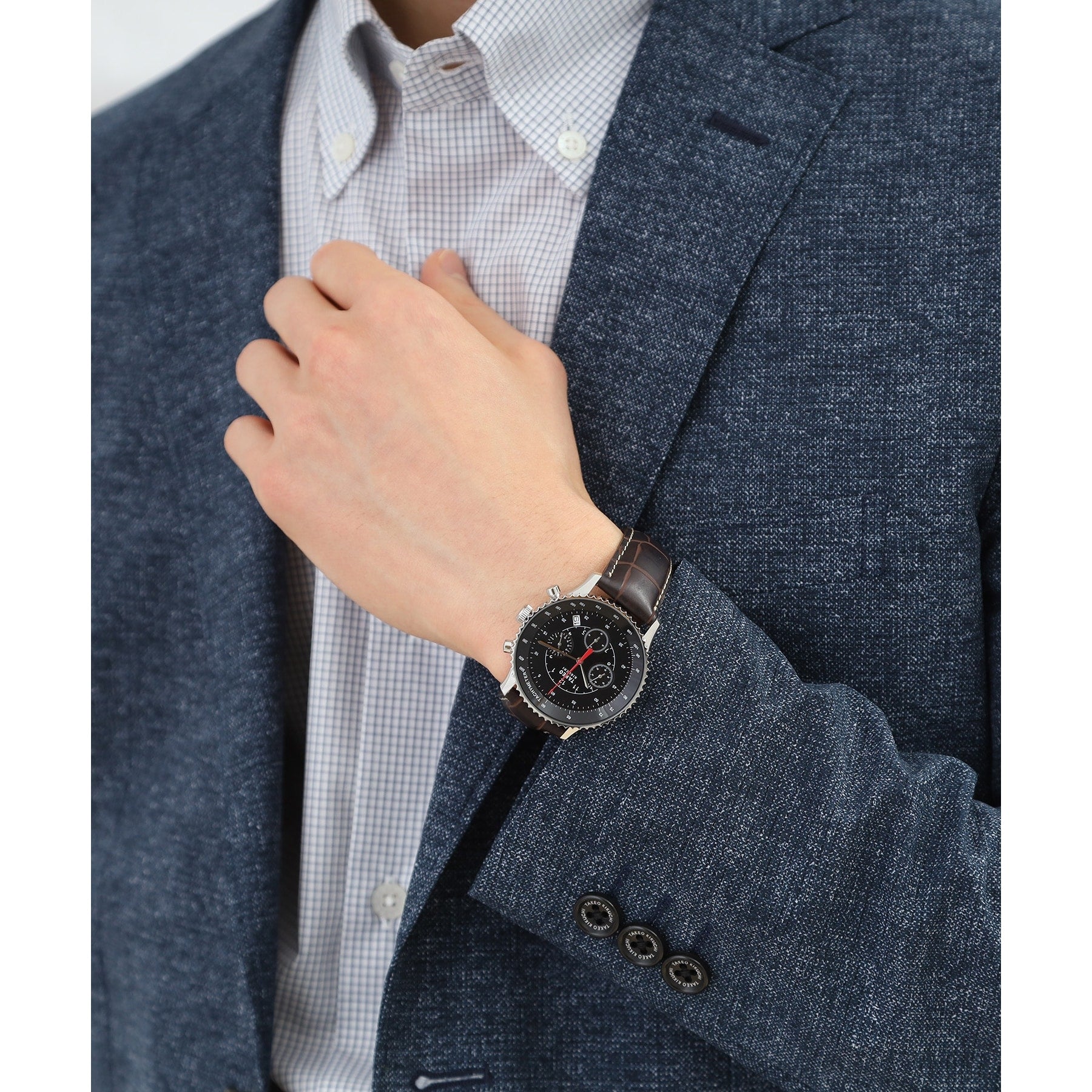 タケオキクチ TAKEO KIKUCHI クロノグラフ (ホワイト(101)) ホワイト(101)