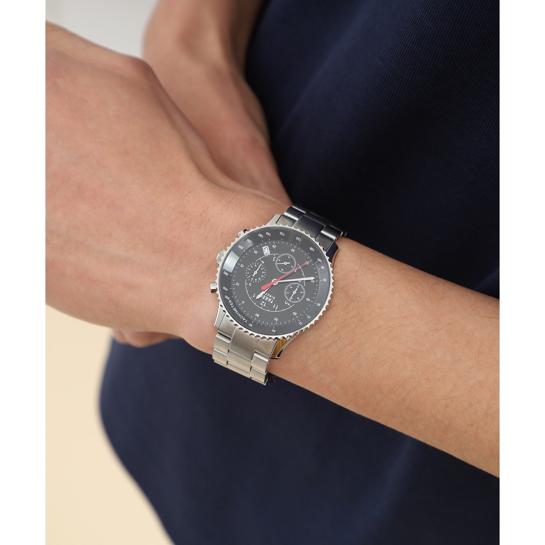 タケオキクチ TAKEO KIKUCHI クロノグラフ (ホワイト(101)) ホワイト(101)