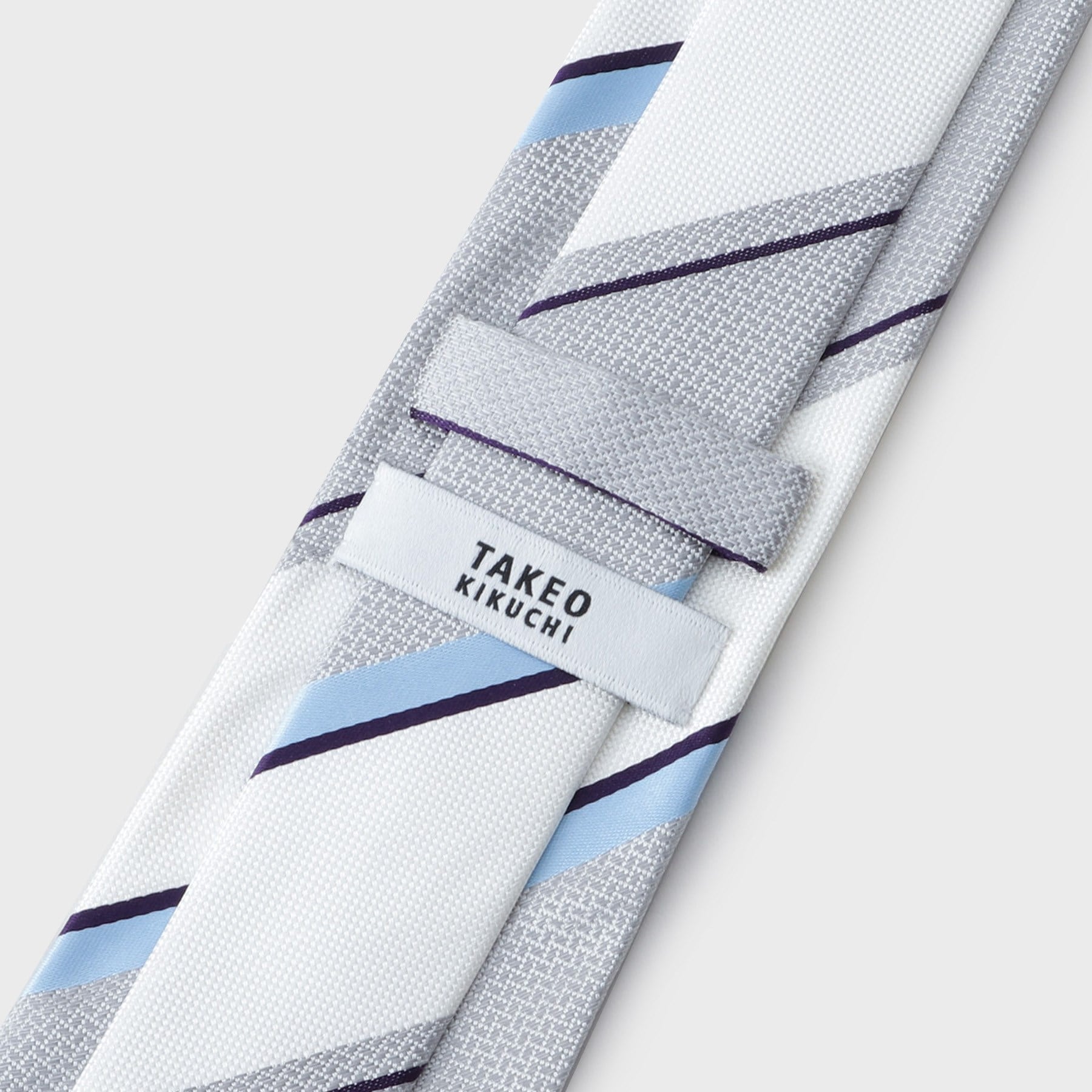 タケオキクチ TAKEO KIKUCHI 【MADE IN JAPAN】 桐箱BOX入り ネクタイ&タイバーセット (ライトブルー(091)) ライトブルー(091)