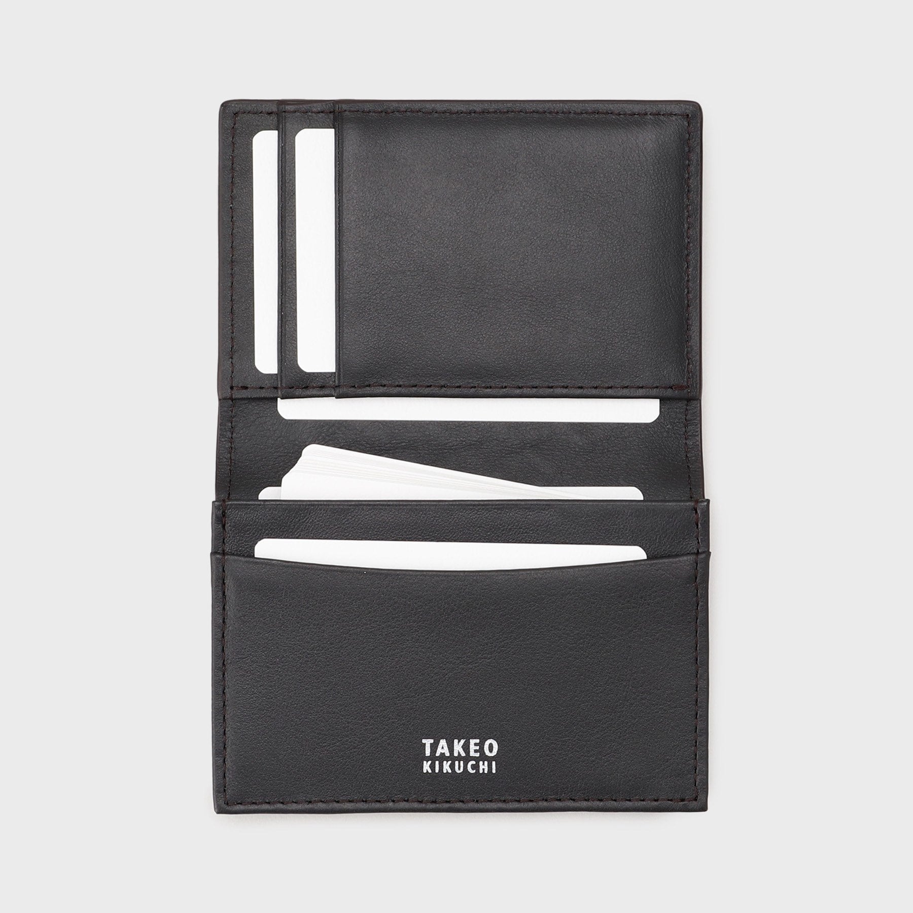 タケオキクチ TAKEO KIKUCHI イントレチャート 名刺入れ (ブラック(019)) ブラック(019)