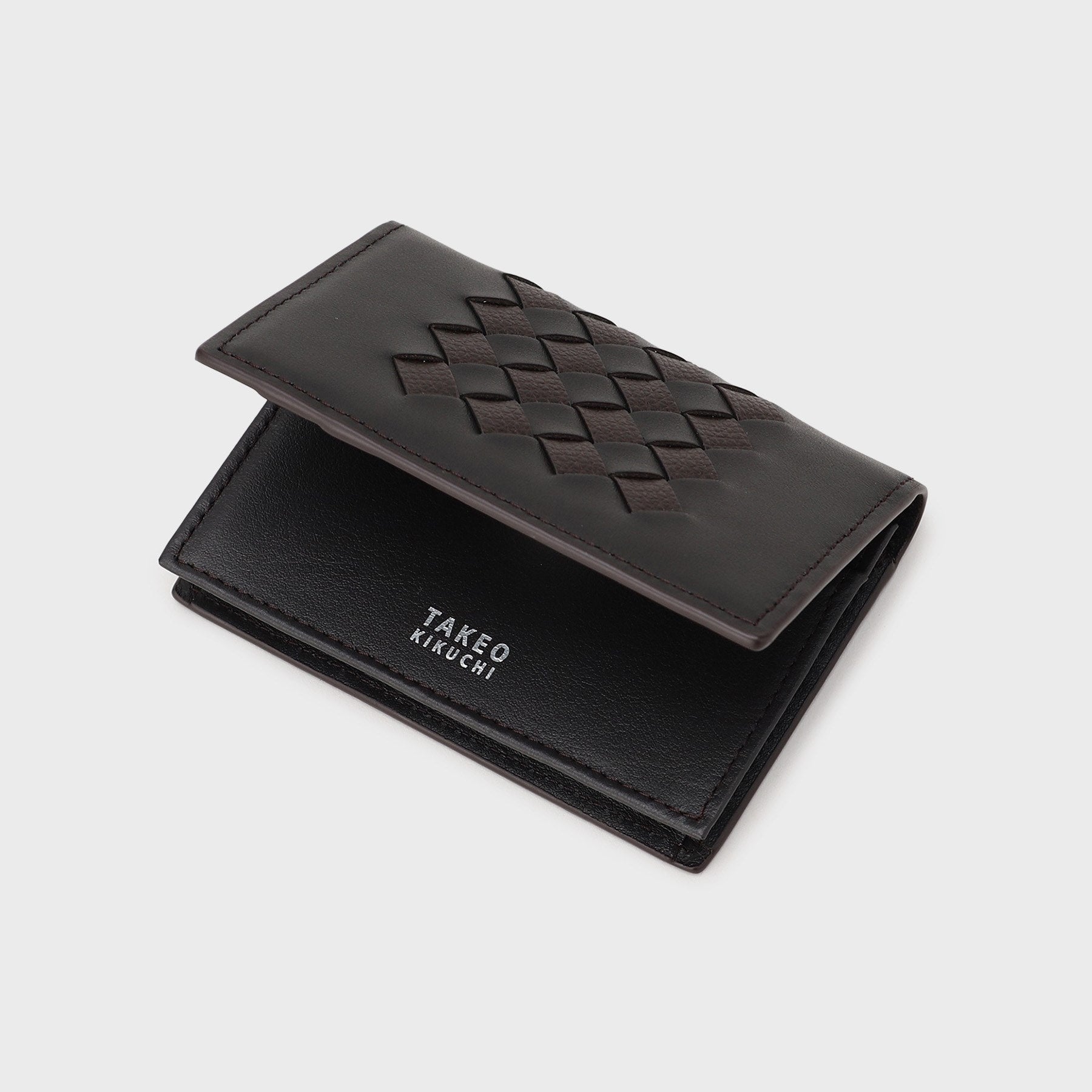 タケオキクチ TAKEO KIKUCHI イントレチャート 名刺入れ (ブラック(019)) ブラック(019)