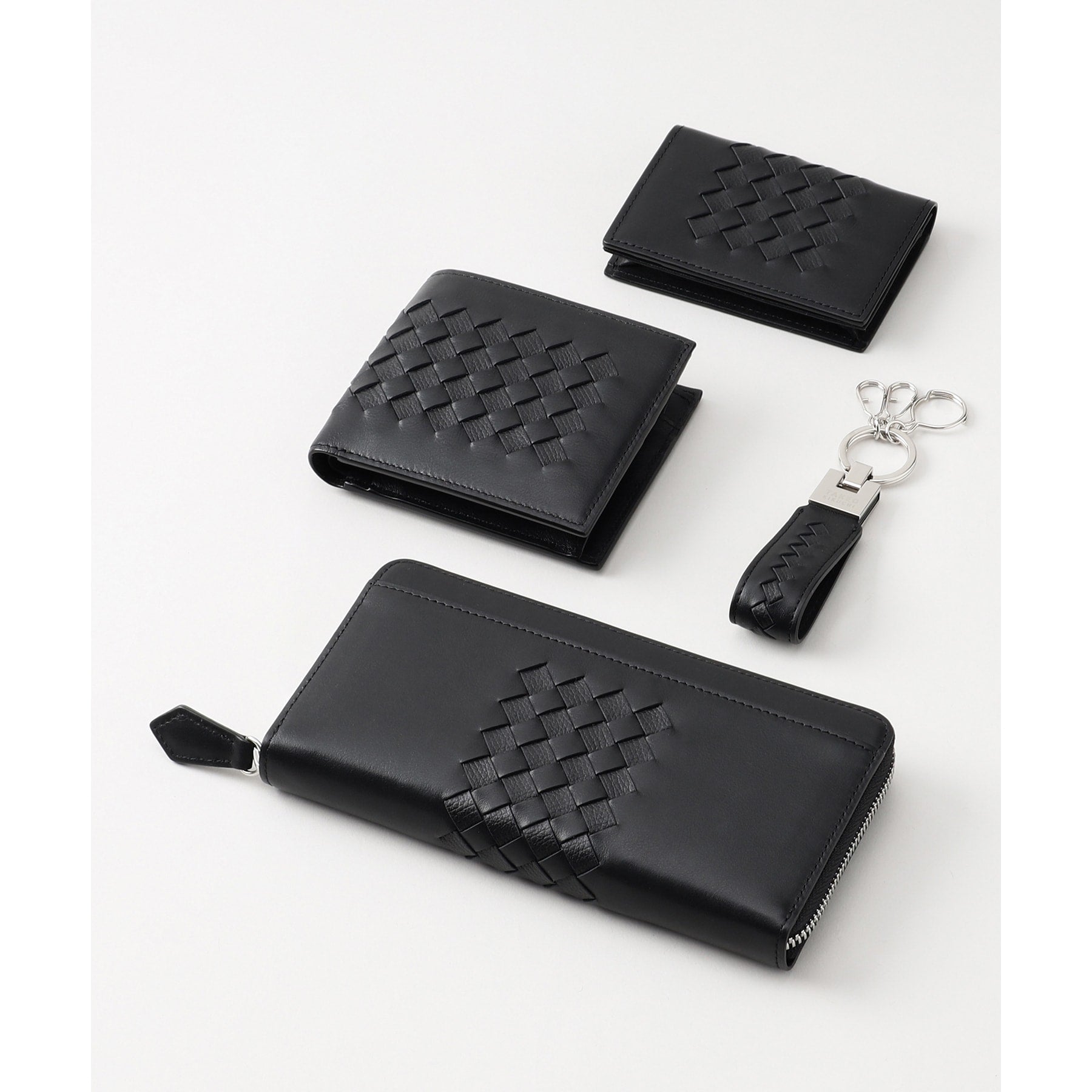 タケオキクチ TAKEO KIKUCHI イントレチャート 名刺入れ (ブラック(019)) ブラック(019)