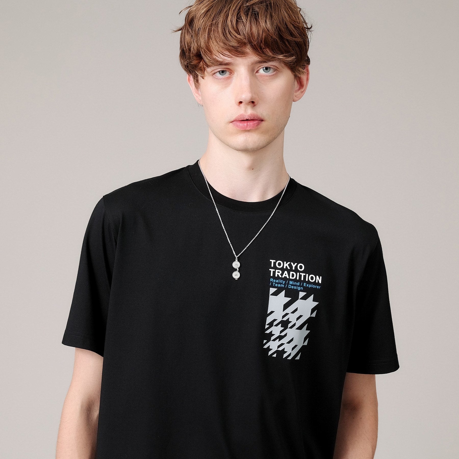 タケオキクチ TAKEO KIKUCHI 【Made in JAPAN】アーカイブ グラス ネックレス(ブラックシルバー(009)) ブラックシルバー(009)