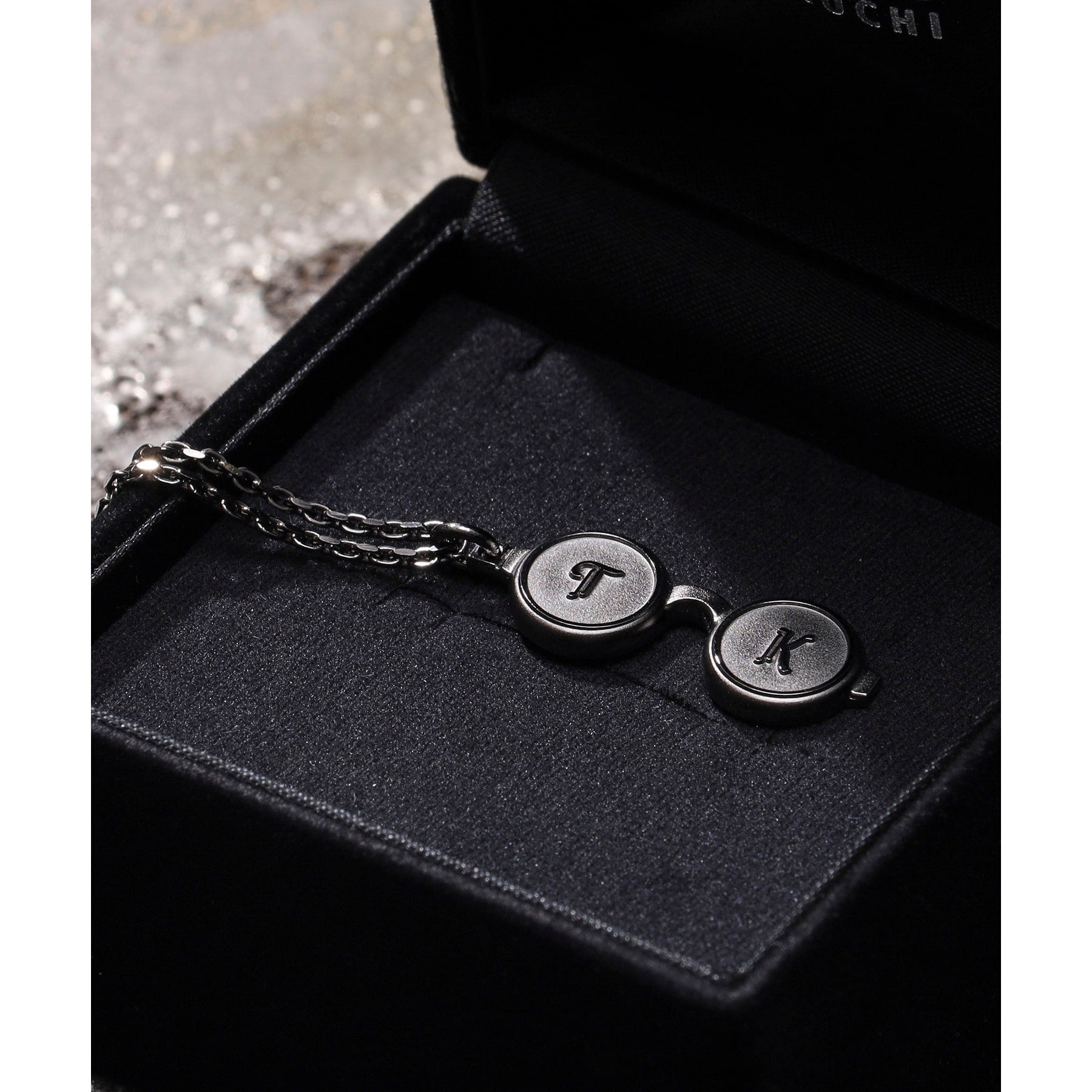 タケオキクチ TAKEO KIKUCHI 【Made in JAPAN】アーカイブ グラス ネックレス(ブラックシルバー(009)) ブラックシルバー(009)