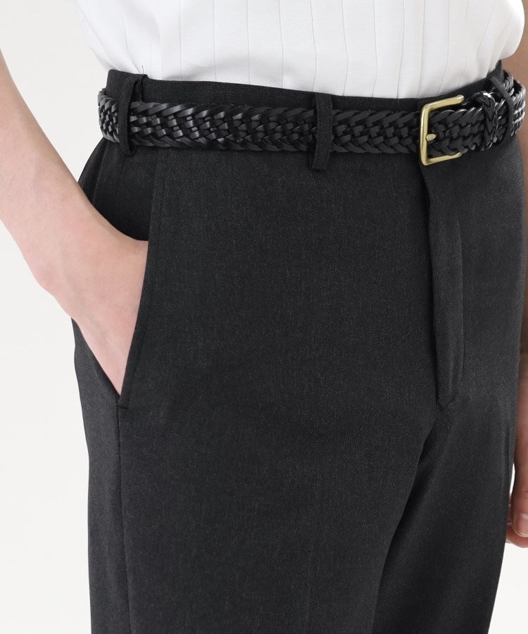 タケオキクチ TAKEO KIKUCHI 【Sサイズ~】メランジ シャークスキン ストレッチ パンツ (グレー(012)) グレー(012)