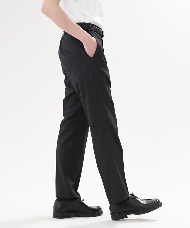 タケオキクチ TAKEO KIKUCHI 【Sサイズ~】メランジ シャークスキン ストレッチ パンツ (グレー(012)) グレー(012)