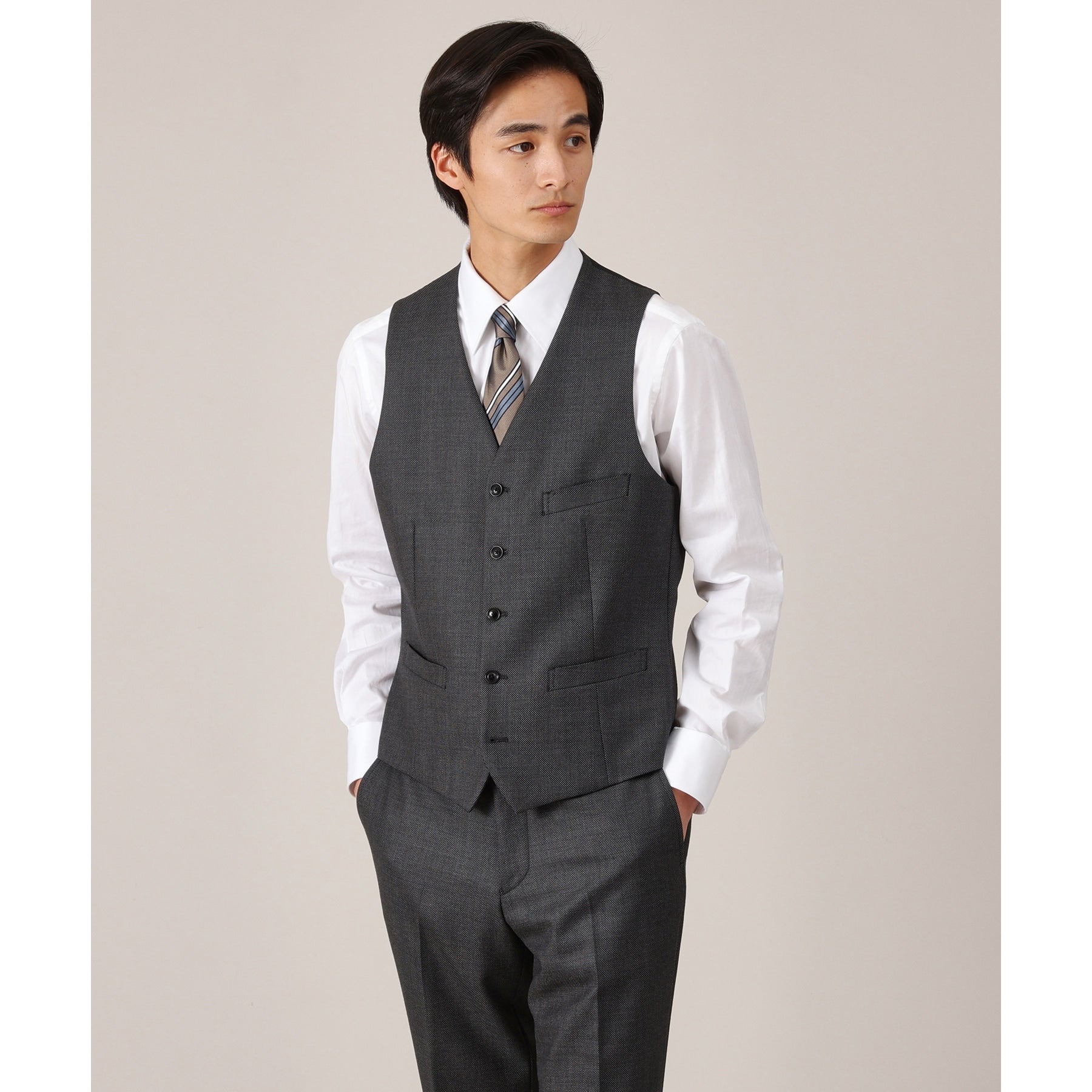 TAKEO KIKUCHI TAKEO KIKUCHI 鳥眼紋背心