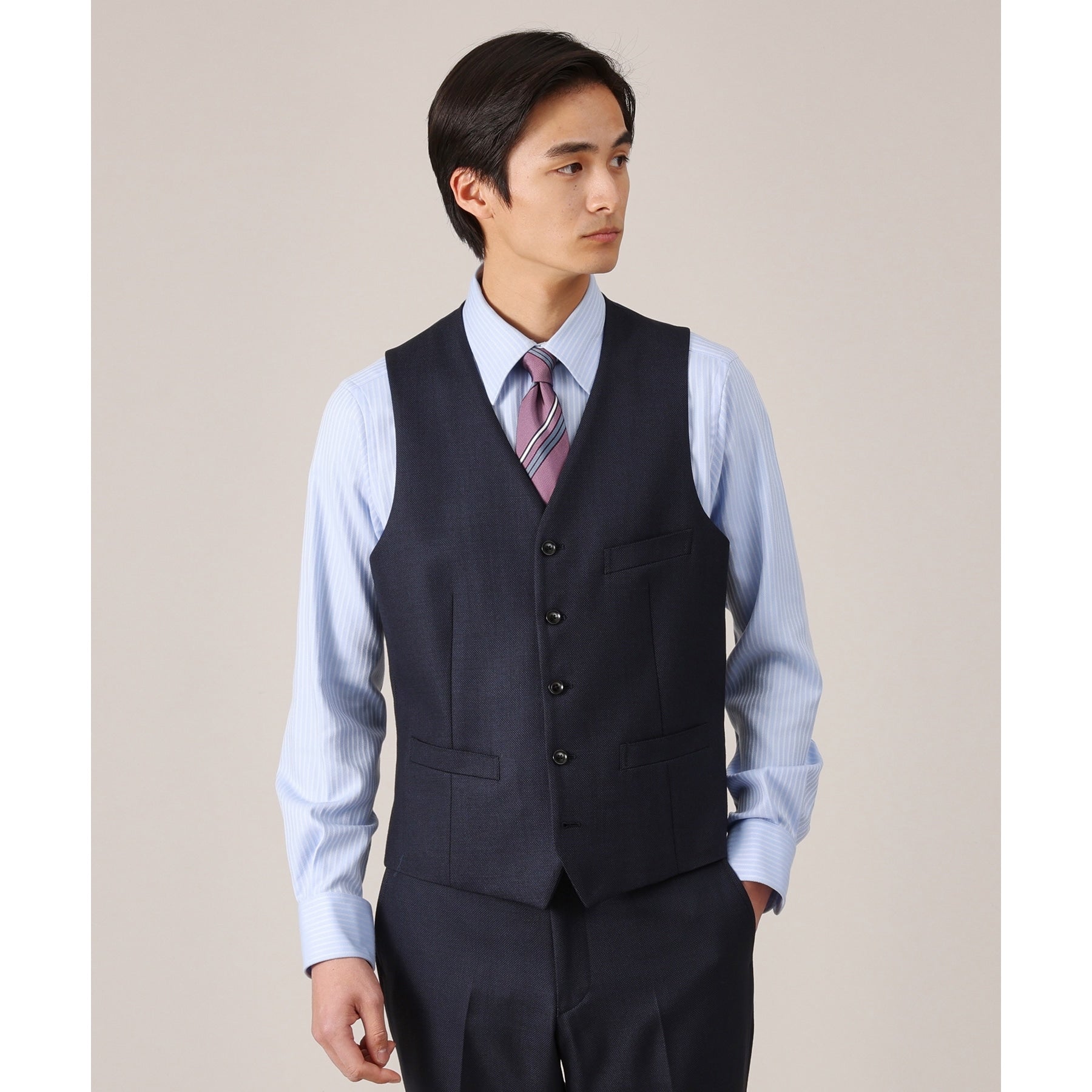 TAKEO KIKUCHI TAKEO KIKUCHI 鳥眼紋背心