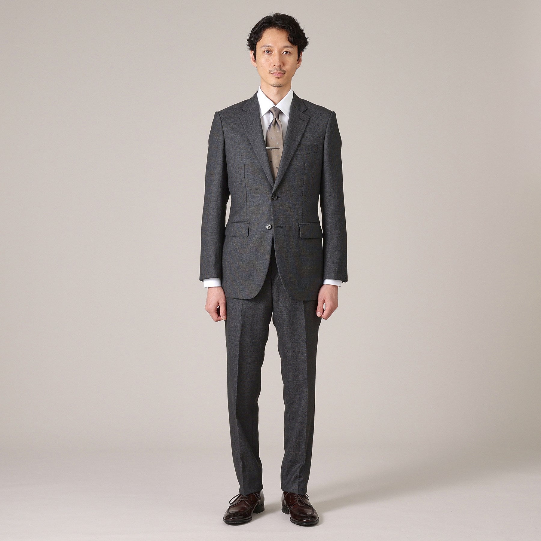 タケオキクチ TAKEO KIKUCHI バーズアイ スーツ (ネイビー(094)) ネイビー(094)