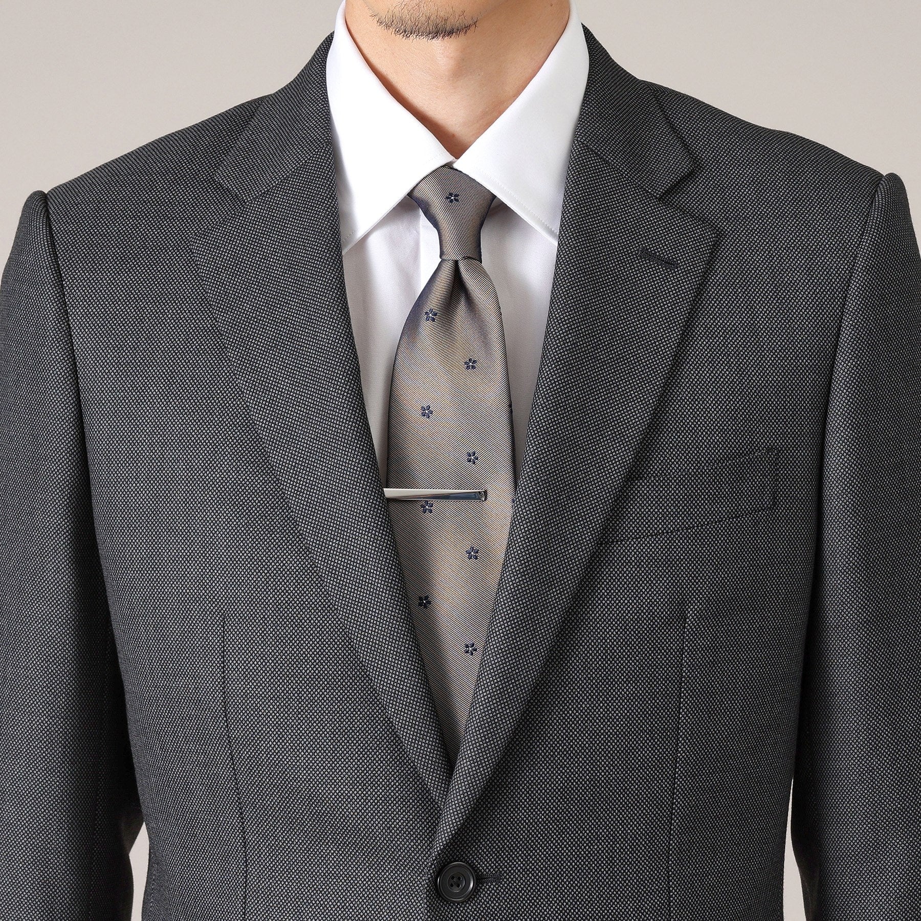 タケオキクチ TAKEO KIKUCHI バーズアイ スーツ (ネイビー(094)) ネイビー(094)