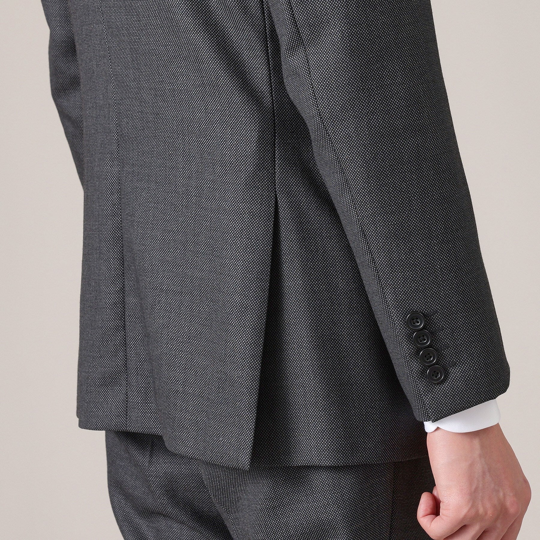 タケオキクチ TAKEO KIKUCHI バーズアイ スーツ (ネイビー(094)) ネイビー(094)